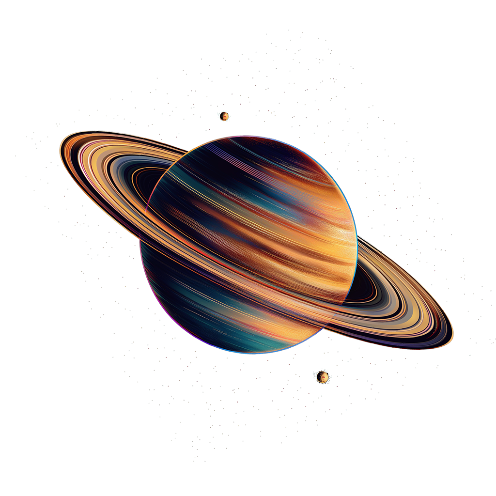 The Saturn - Half Sleeves Women's Tshirt