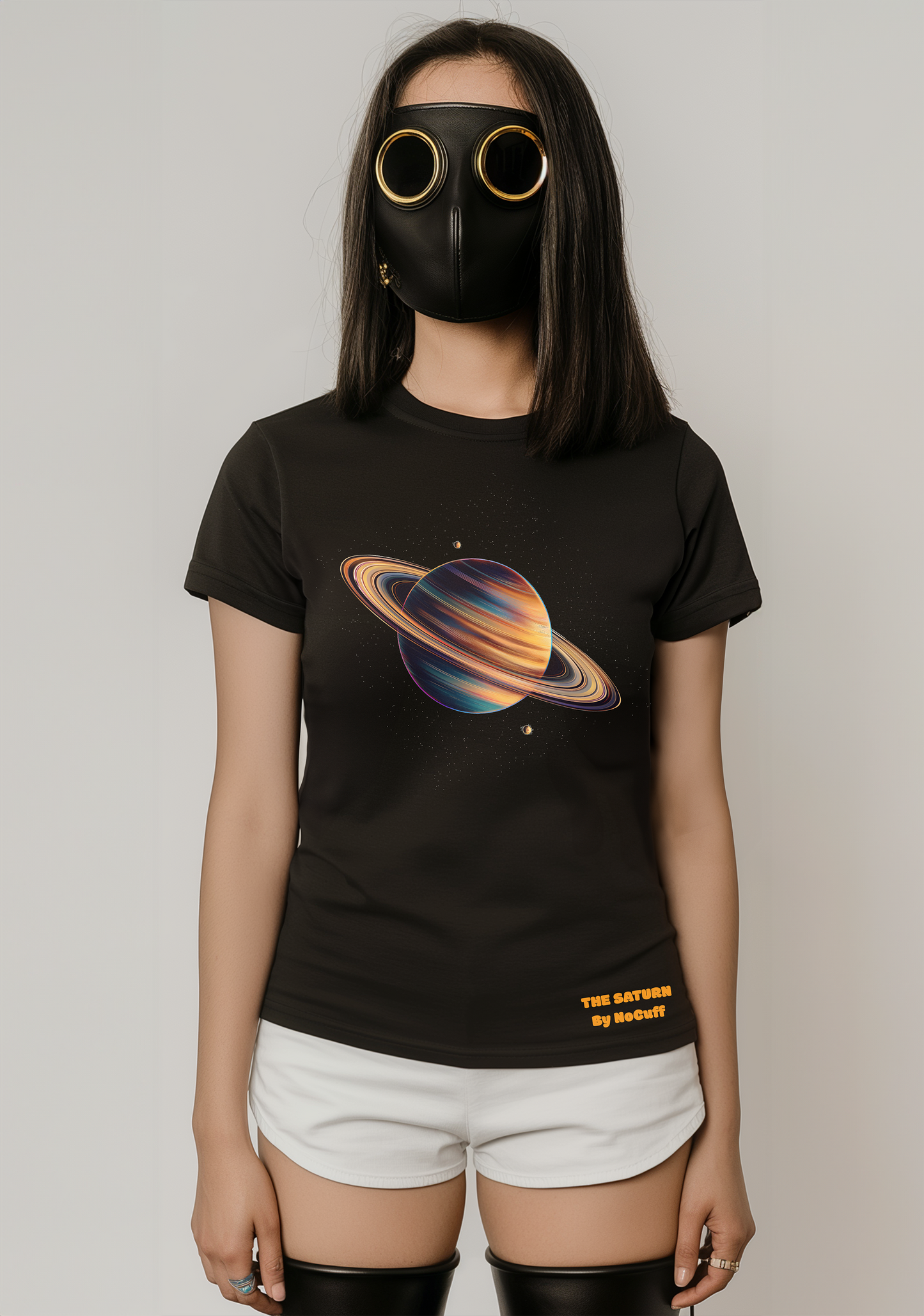 The Saturn - Half Sleeves Women's Tshirt