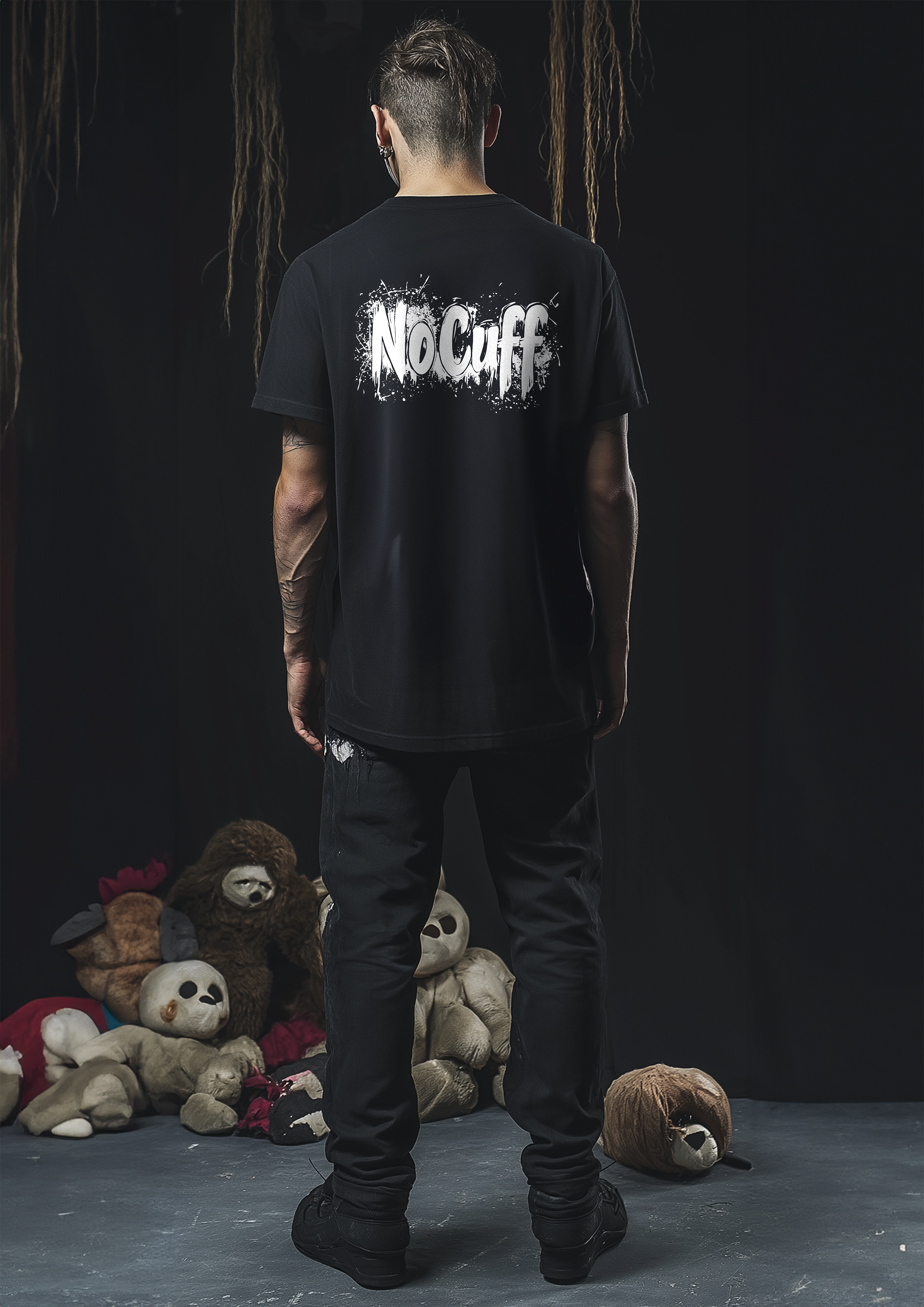 The Blind Fold - Half Sleeves Male Tshirt