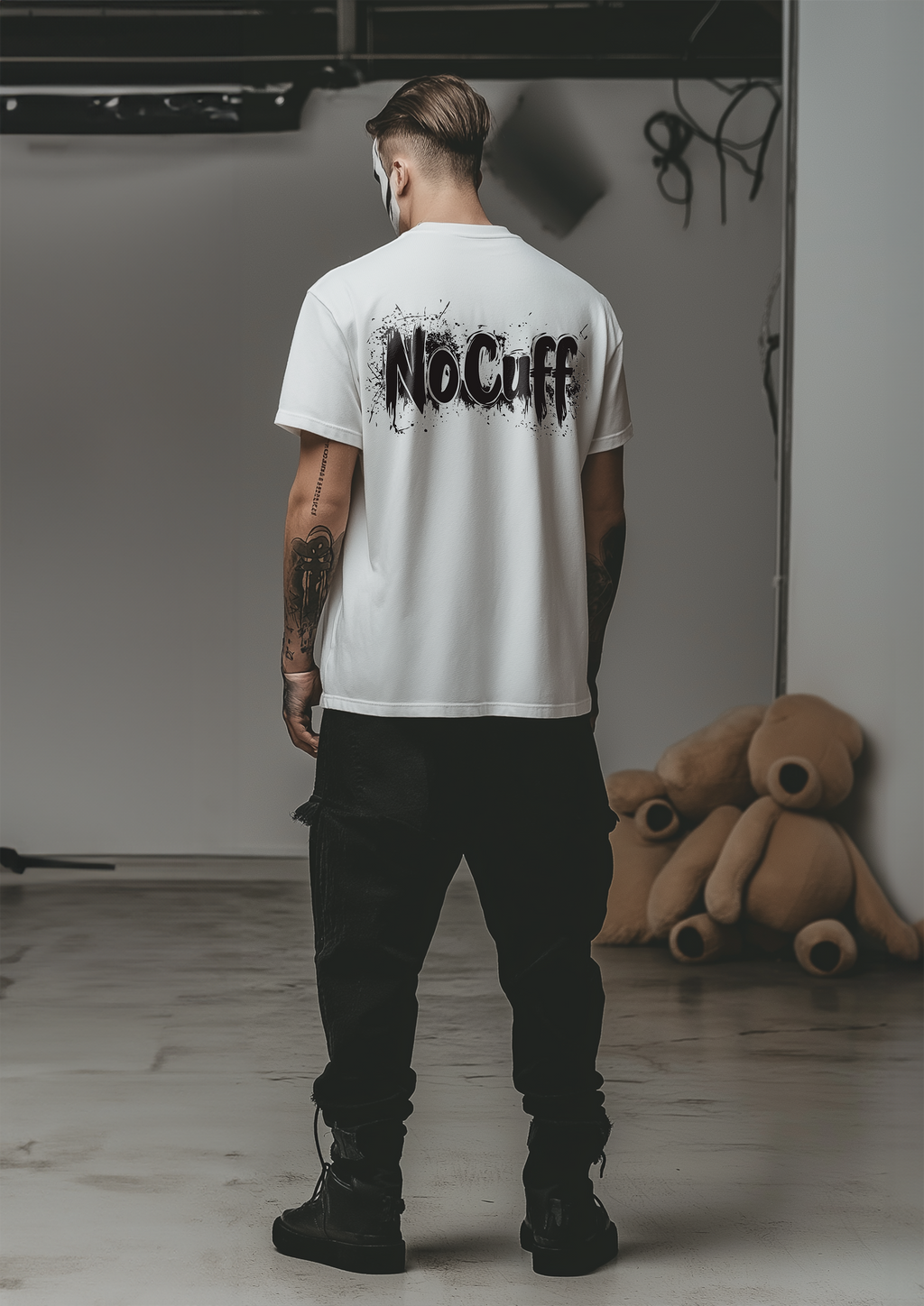 The Blind Fold - Half Sleeves Male Tshirt