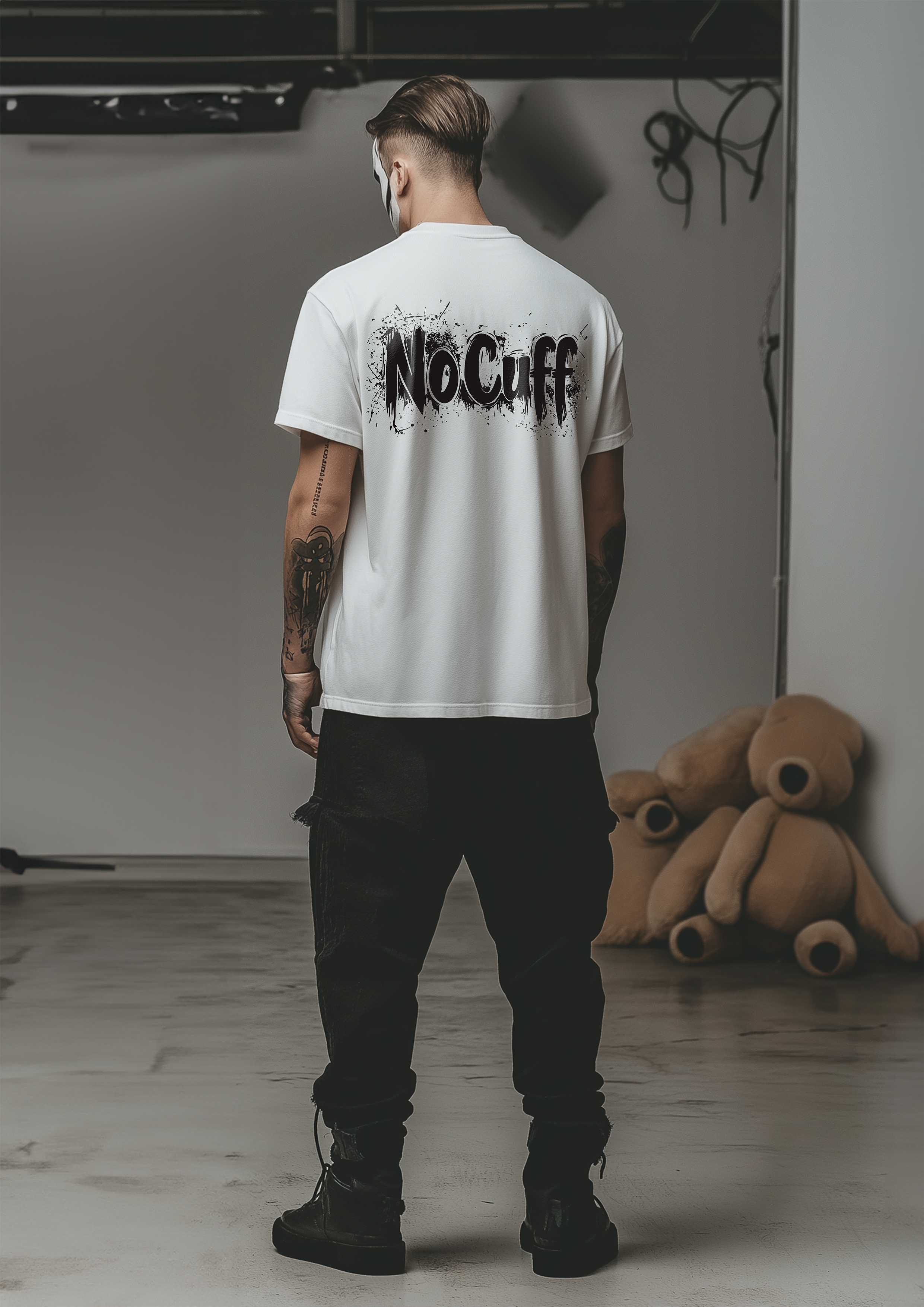The Blind Fold - Half Sleeves Male Tshirt