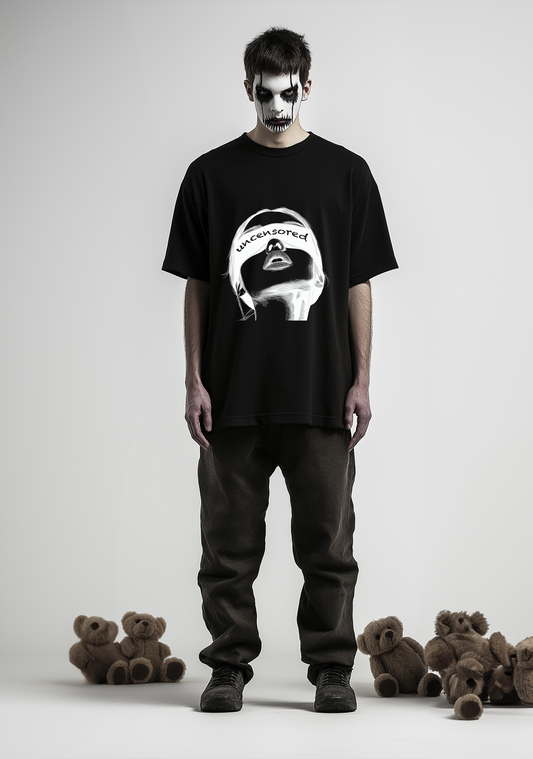 The Blind Fold   - Oversized Men's Tshirt