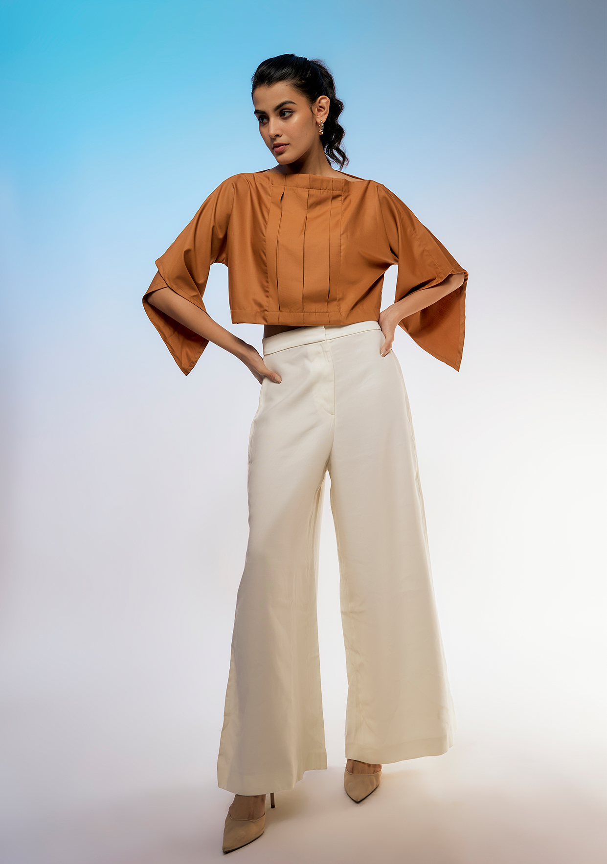 The Mocha Bateau Blouse