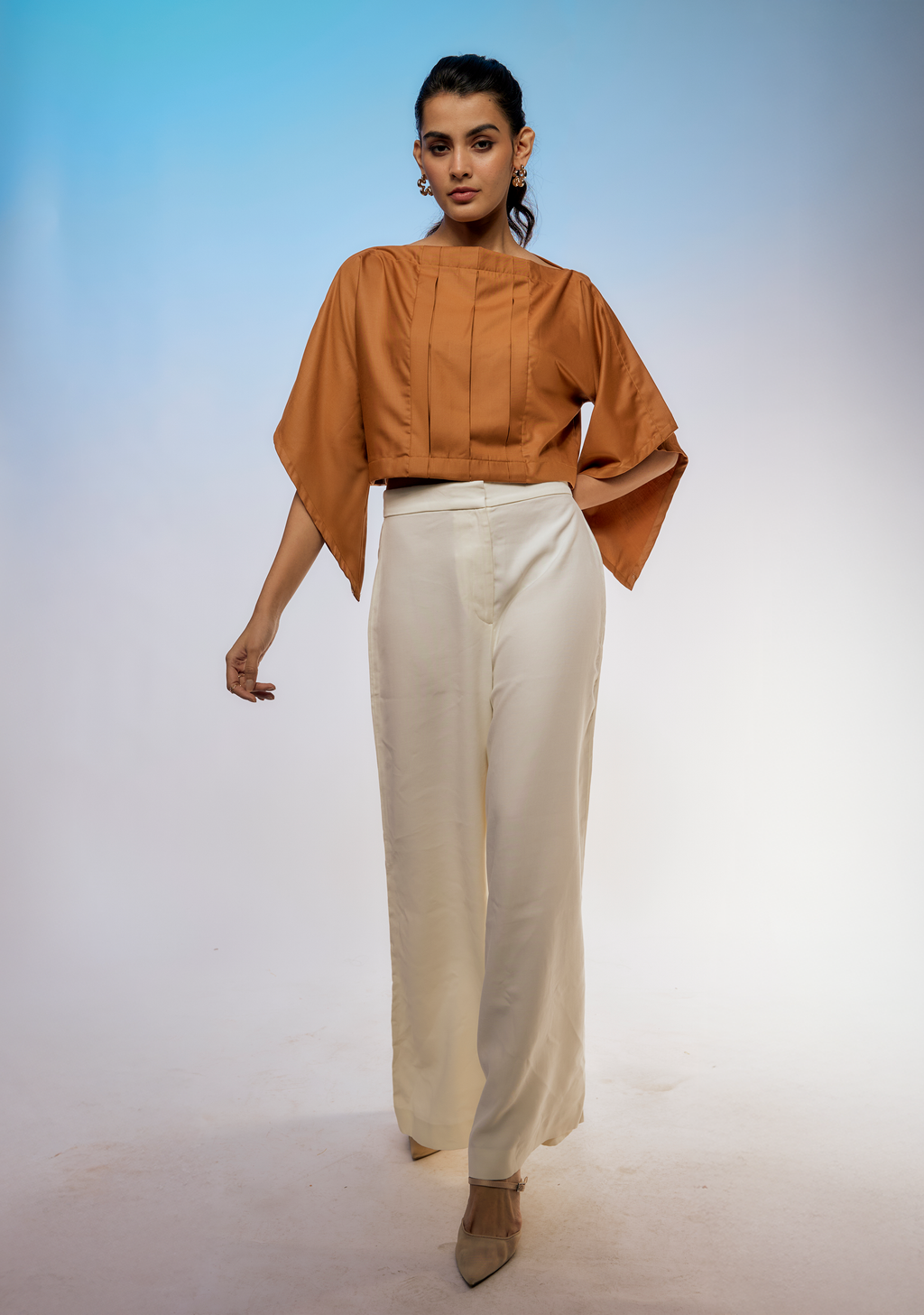 The Mocha Bateau Blouse