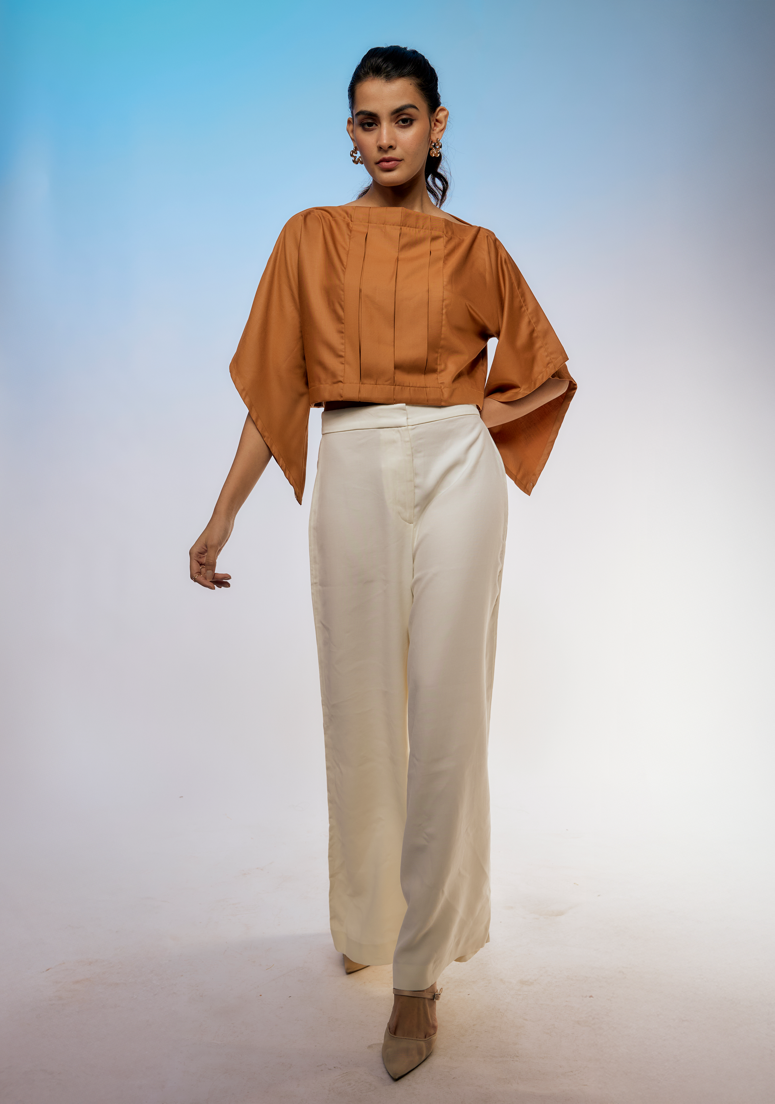 The Mocha Bateau Blouse
