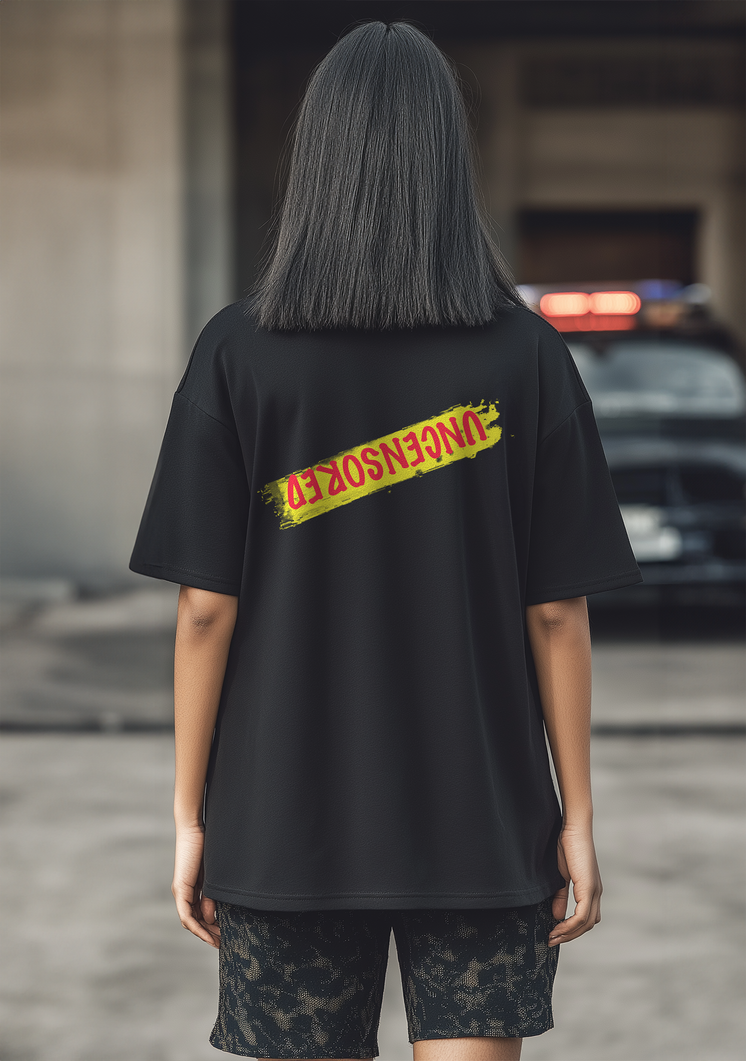 The Wolves and a Girl  - Oversized women's Tshirt