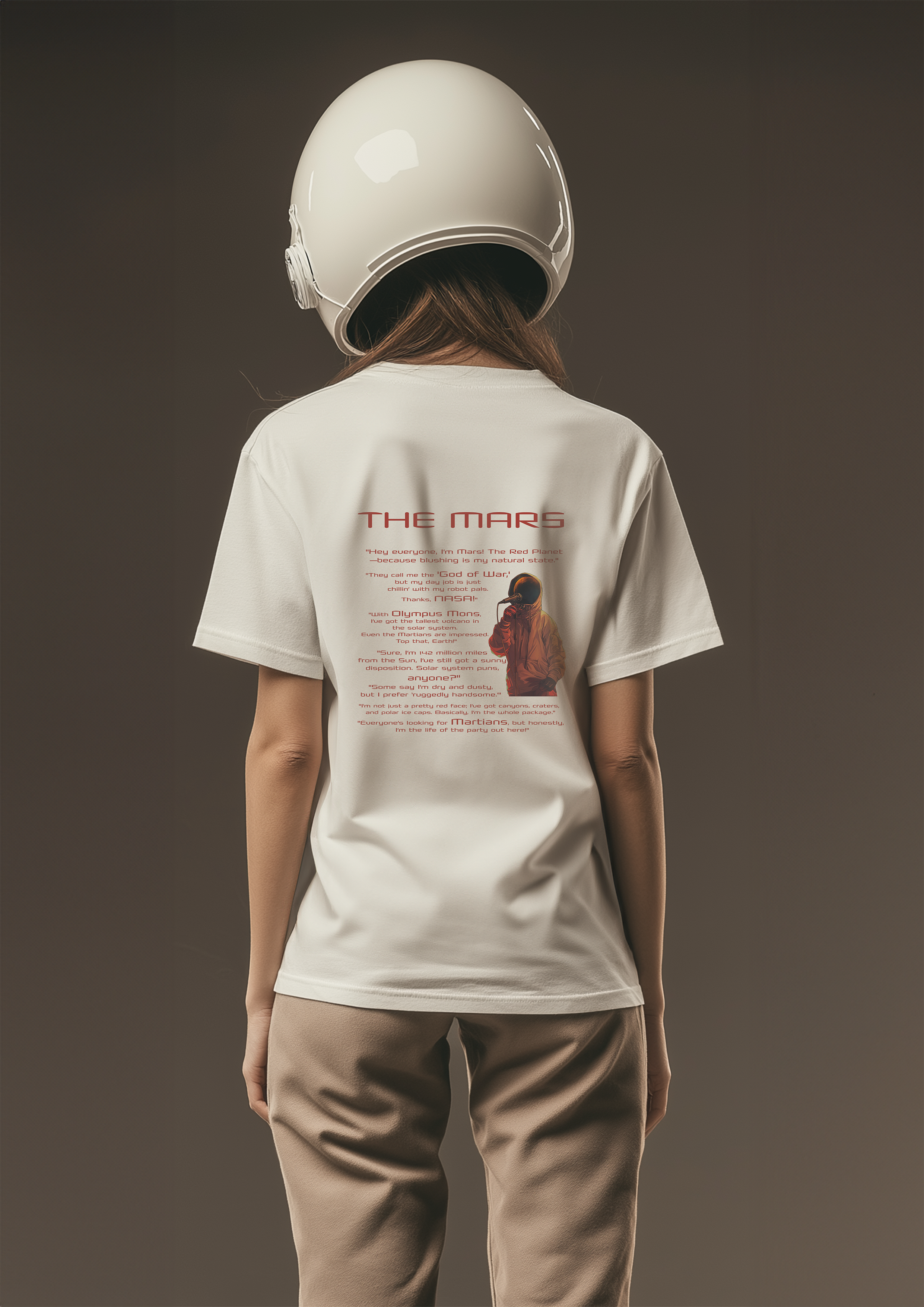 The Mars - Half Sleeves Women's Tshirt