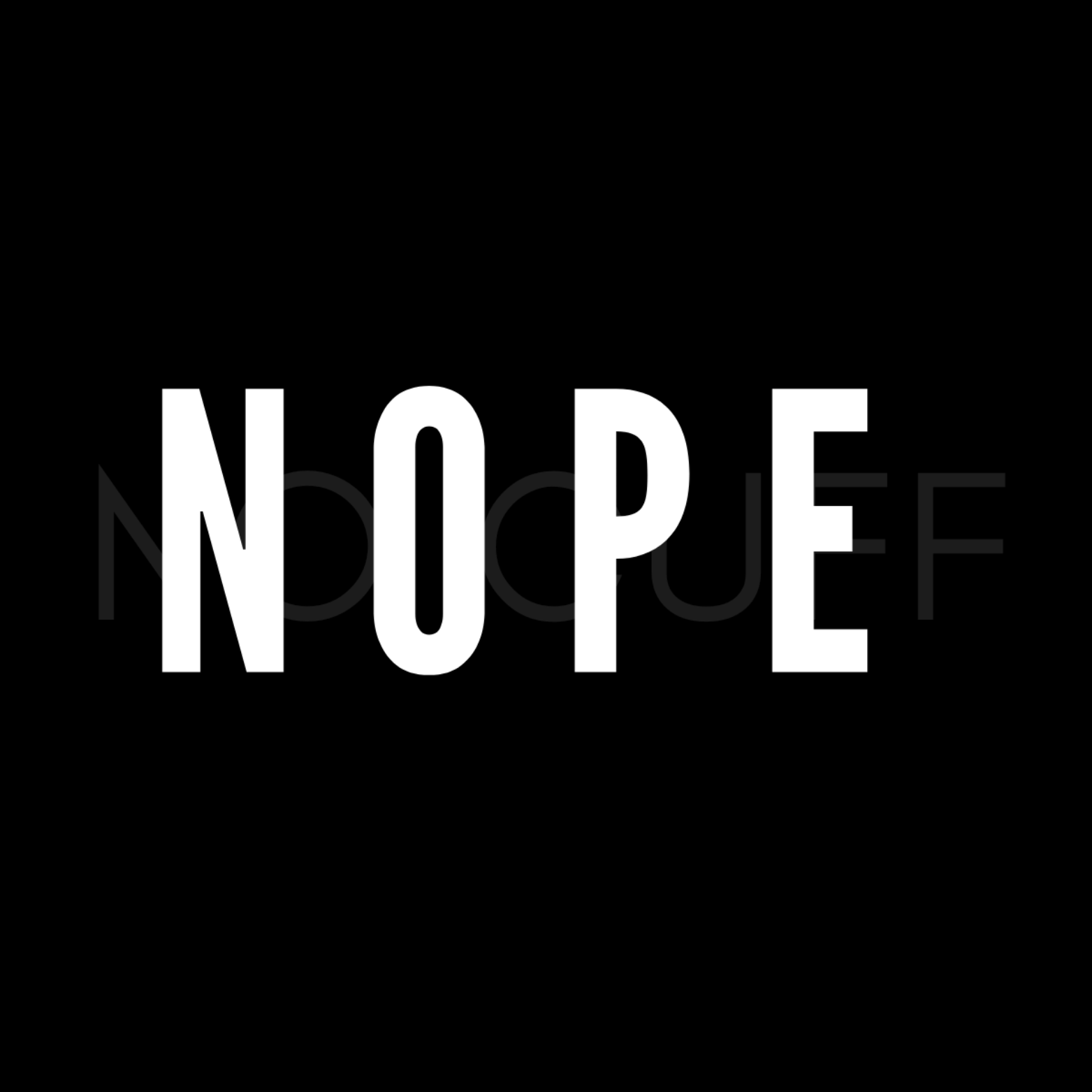 Nope - T-shirt Dress