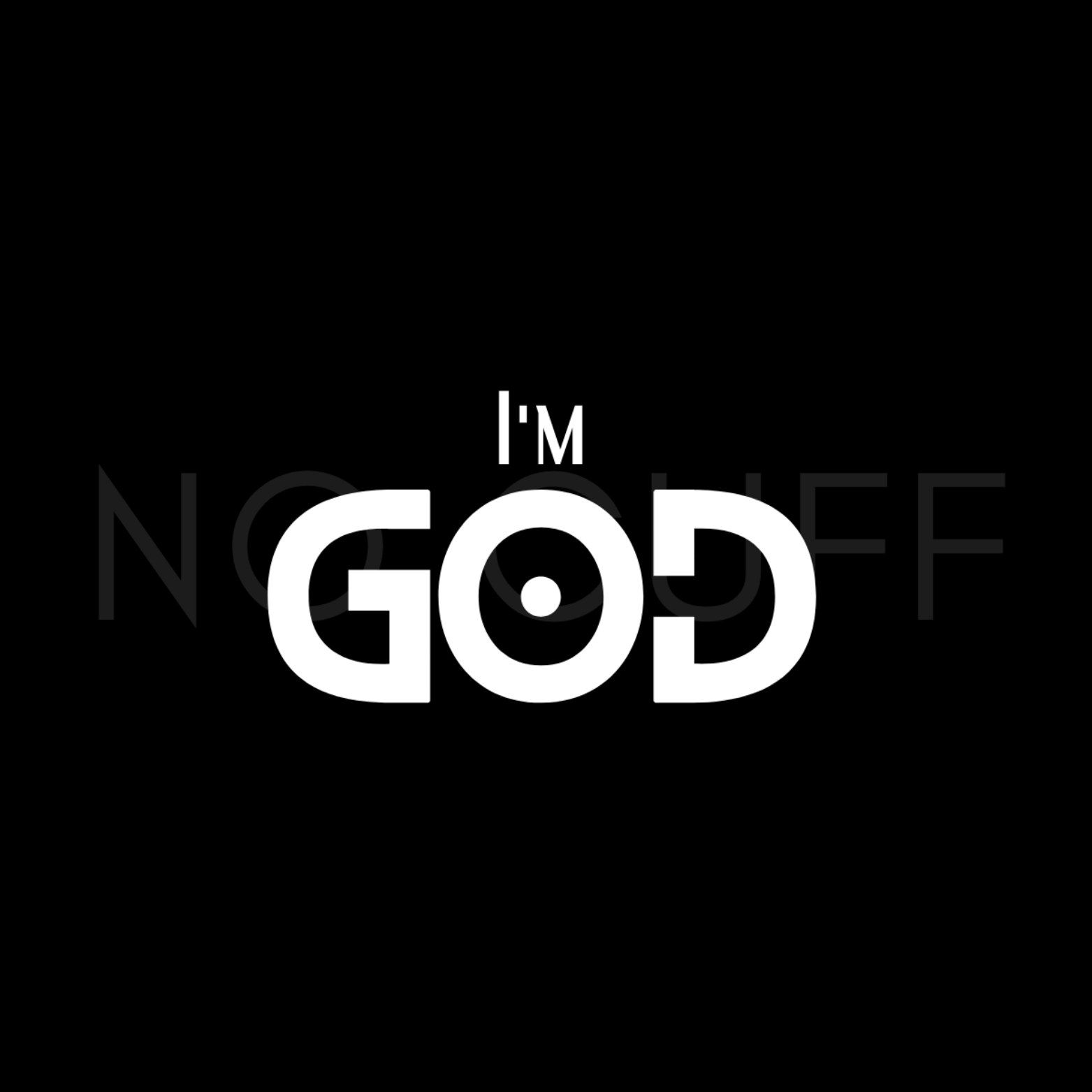 I'M GOD - Half Sleeves Men's Tshirt