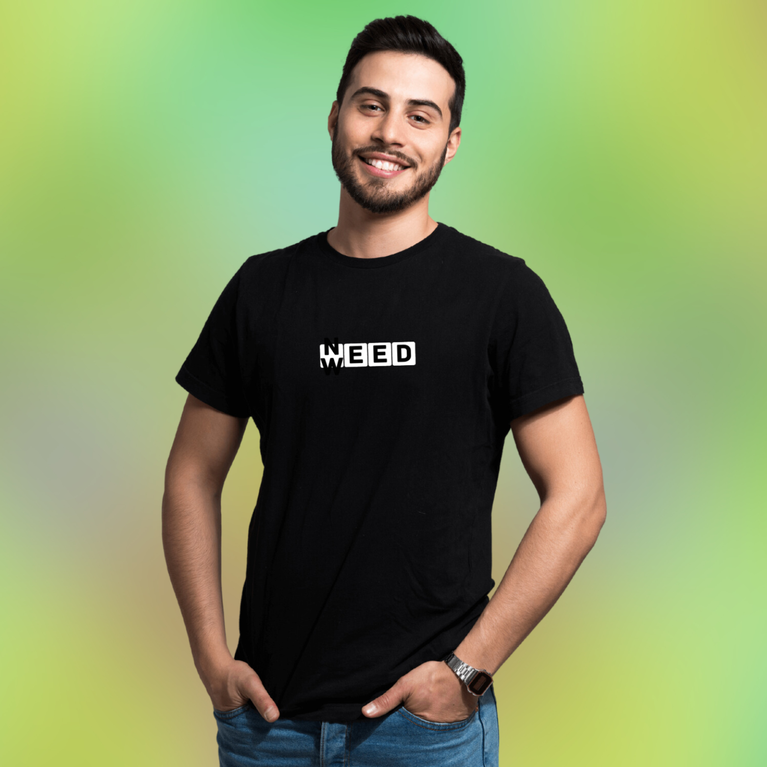 Nweed - Half Sleeves Men's Tshirt