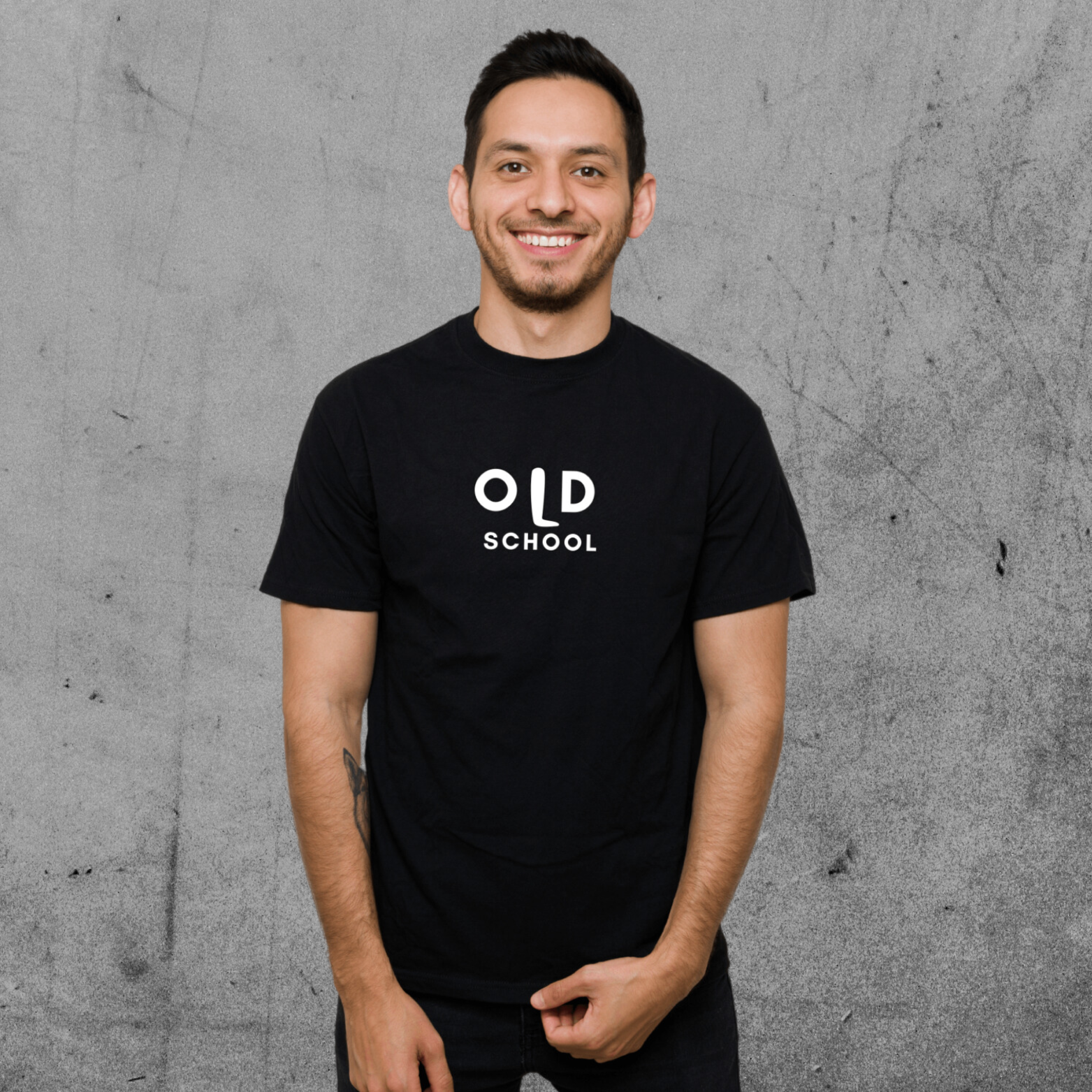 Old School - Half Sleeves Men's Tshirt