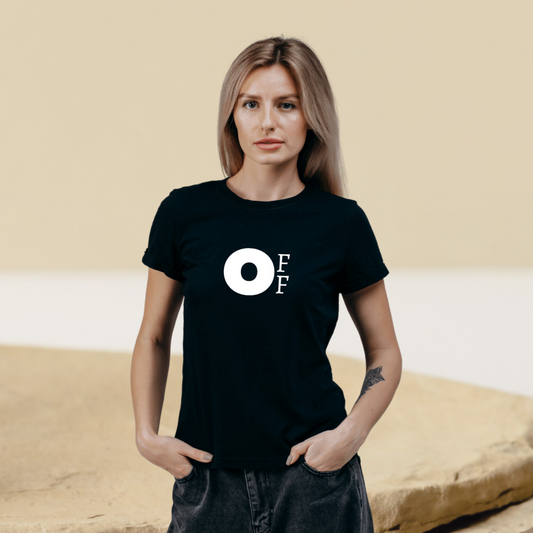 Off - Half Sleeves Women's Tshirt