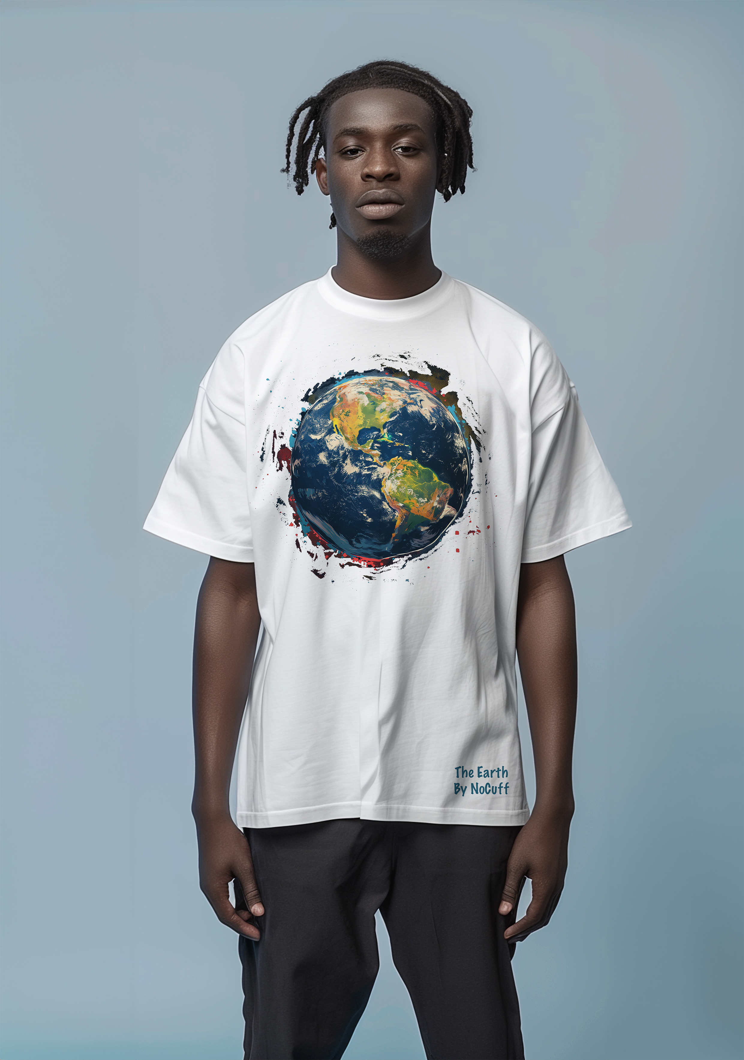 The Earth  - Oversized Men's Tshirt
