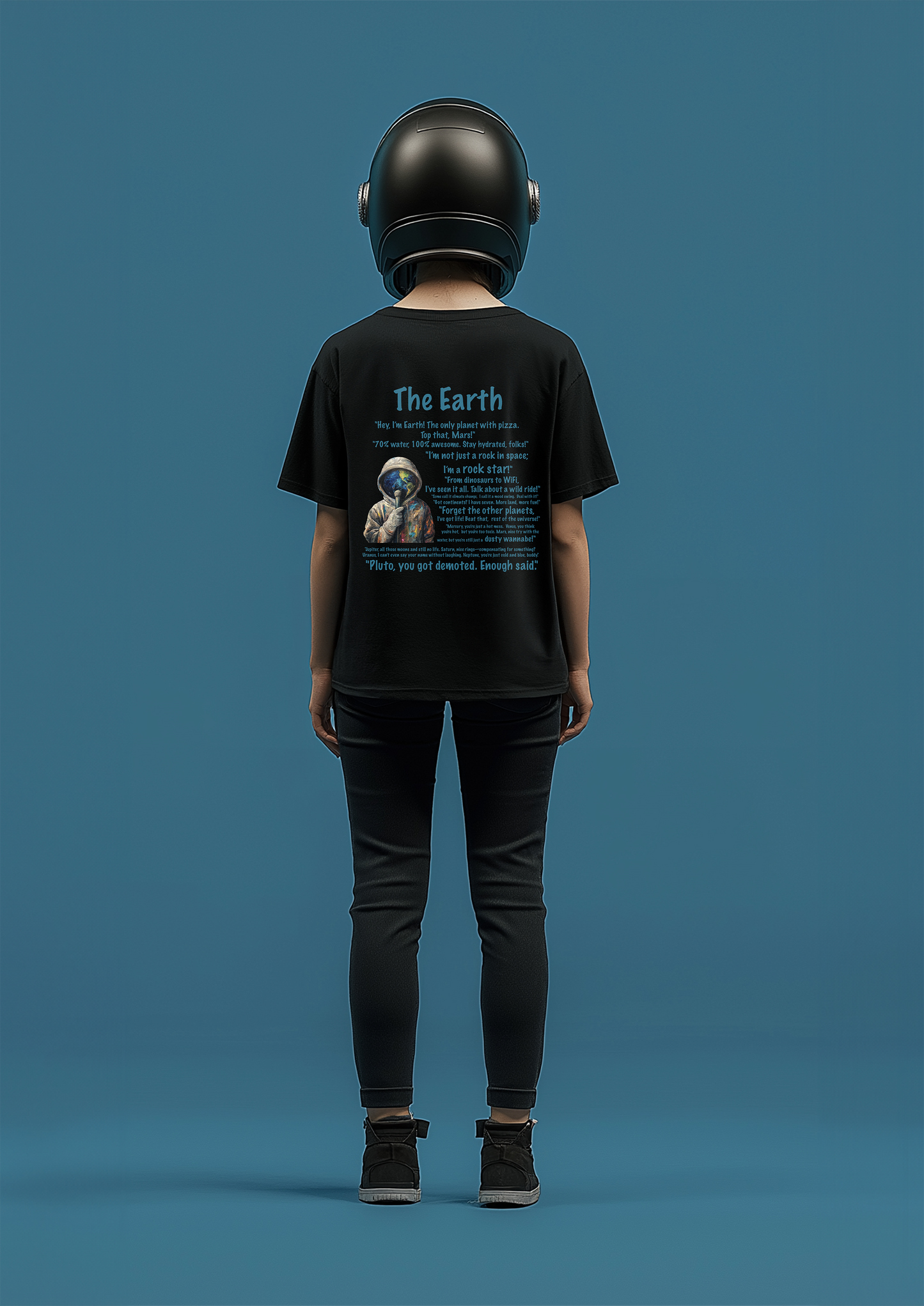 The Earth - Half Sleeves Women's Tshirt