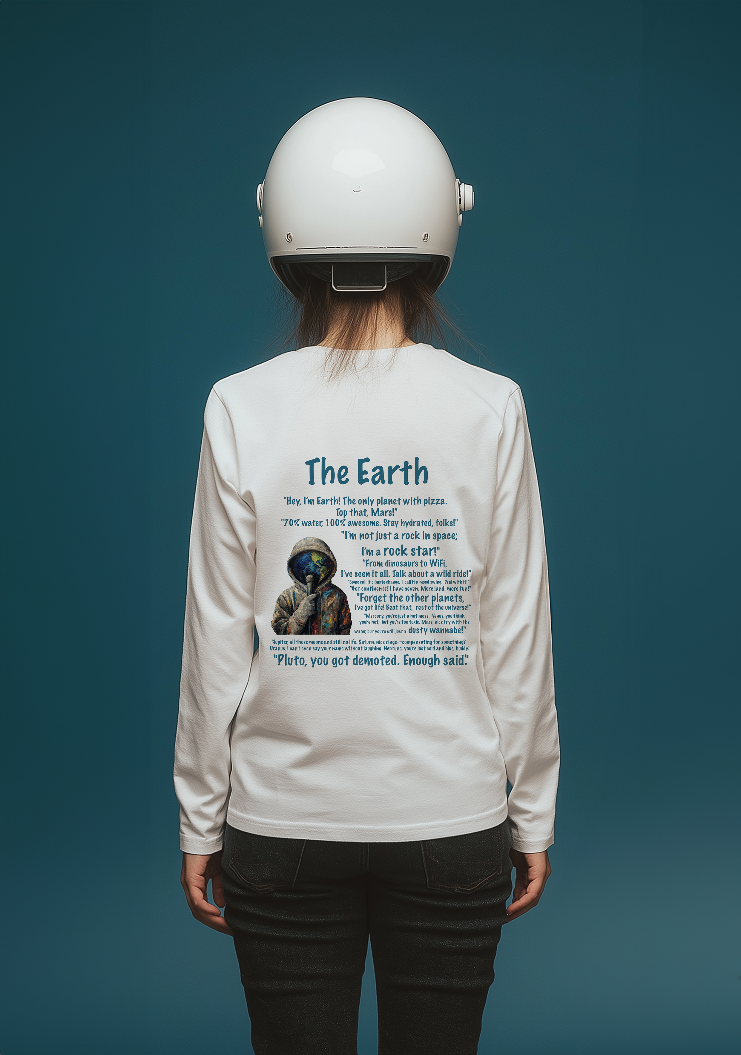 The Earth  - Full Sleeves women's Tshirt