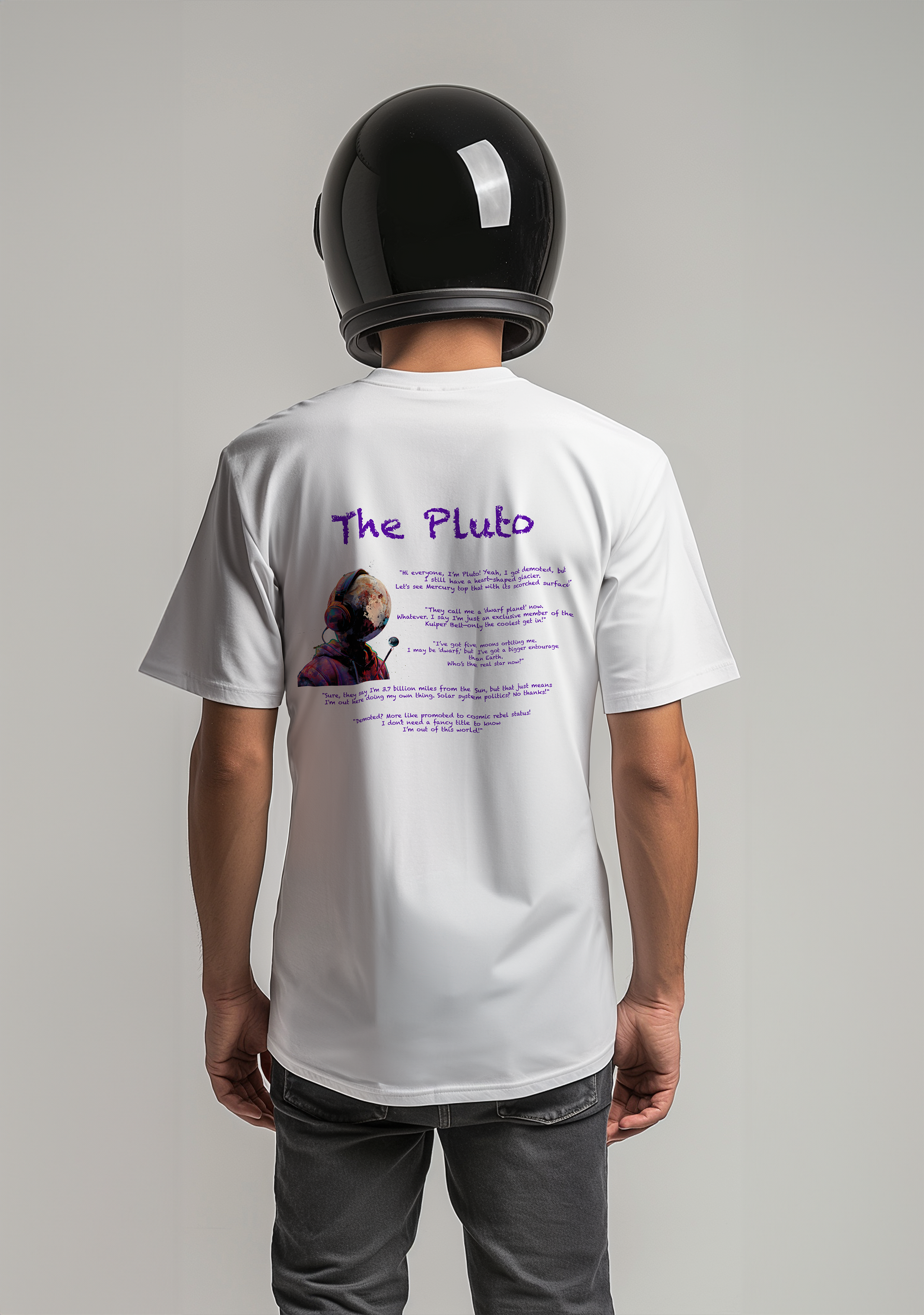 The Pluto  - Half Sleeves Men's Tshirt