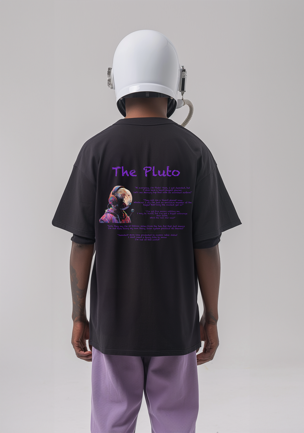 The Pluto  - Oversized Men's Tshirt