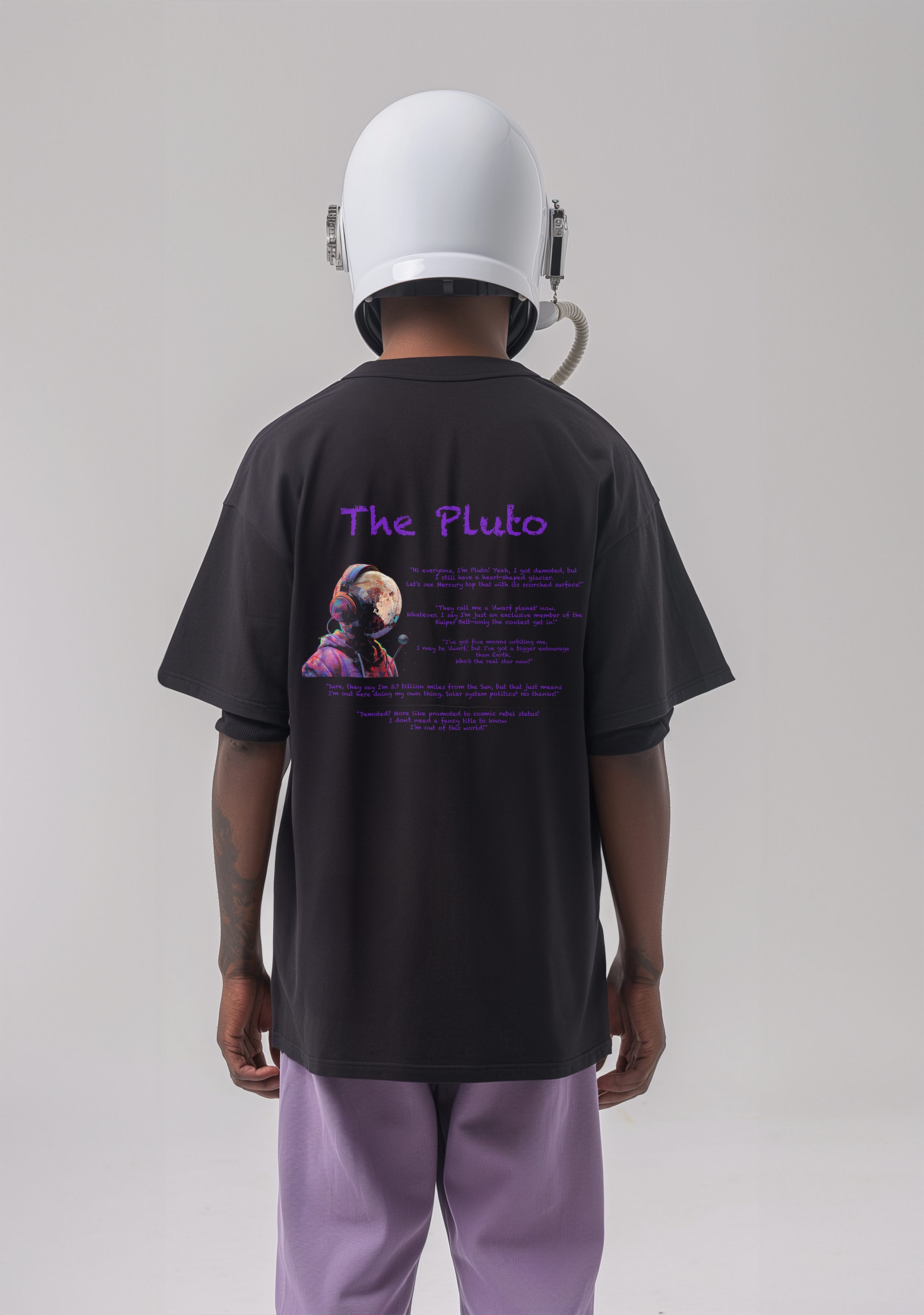 The Pluto  - Oversized Men's Tshirt