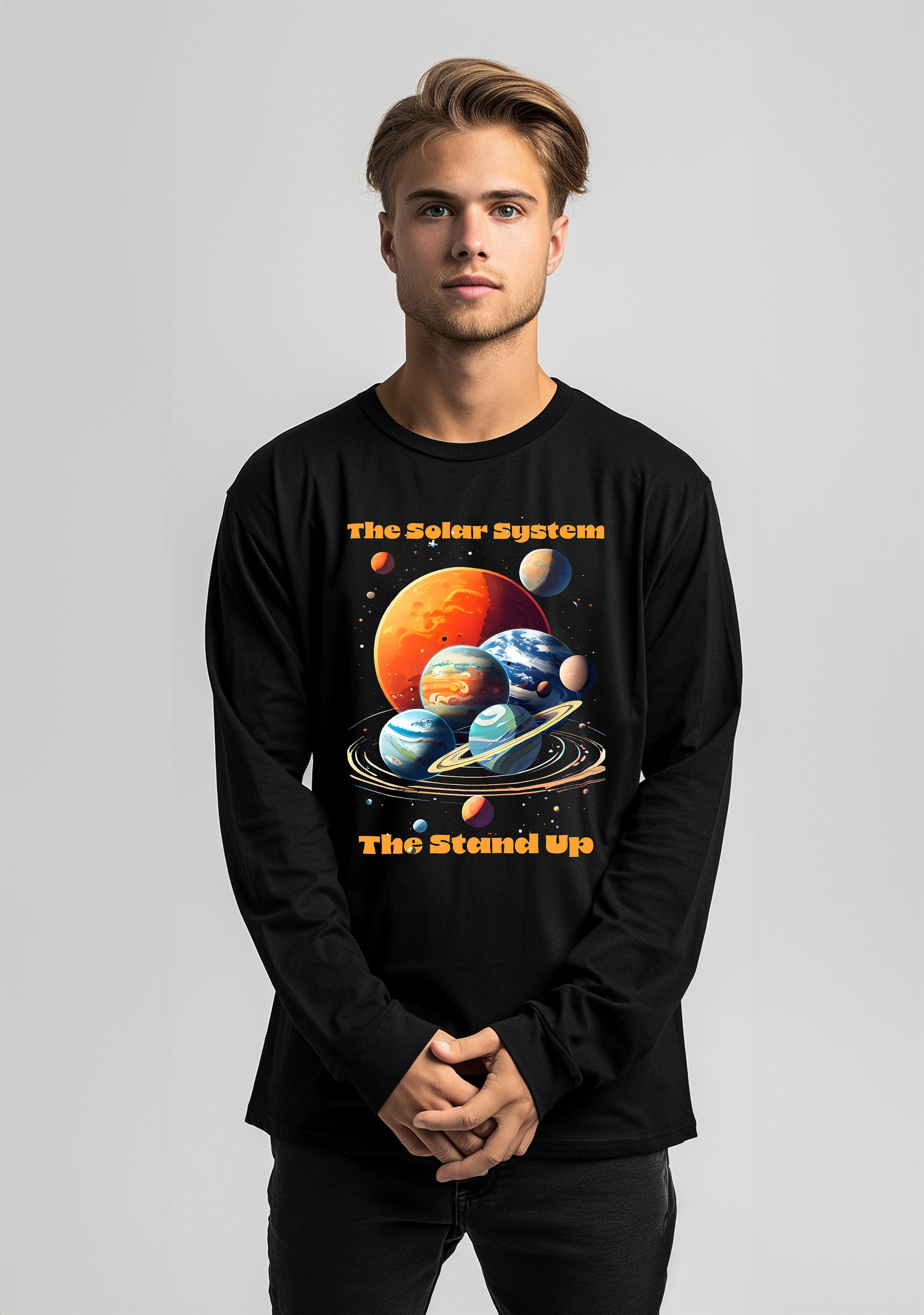 The Solar system Stand Up Show  - Full Sleeves Men's Tshirt