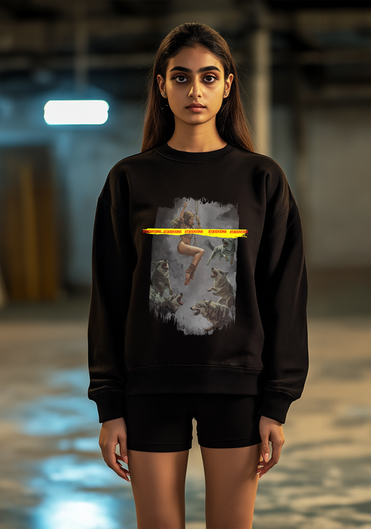 The Wolves and a Girl - Women's Sweat-Shirt