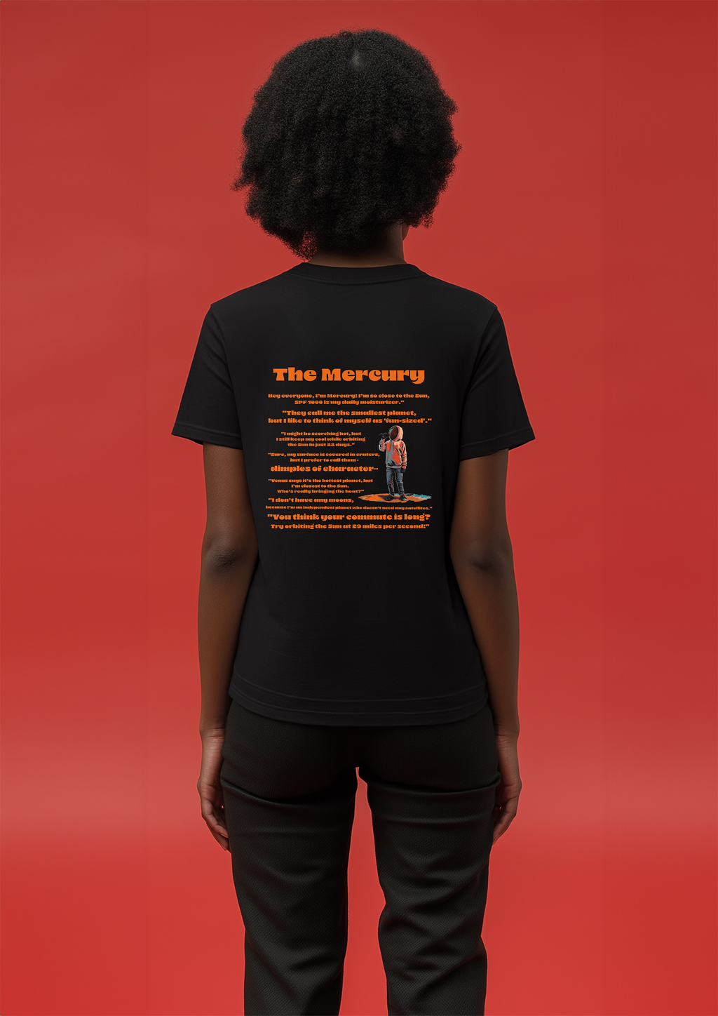 The Mercury - Half Sleeves Women's Tshirt