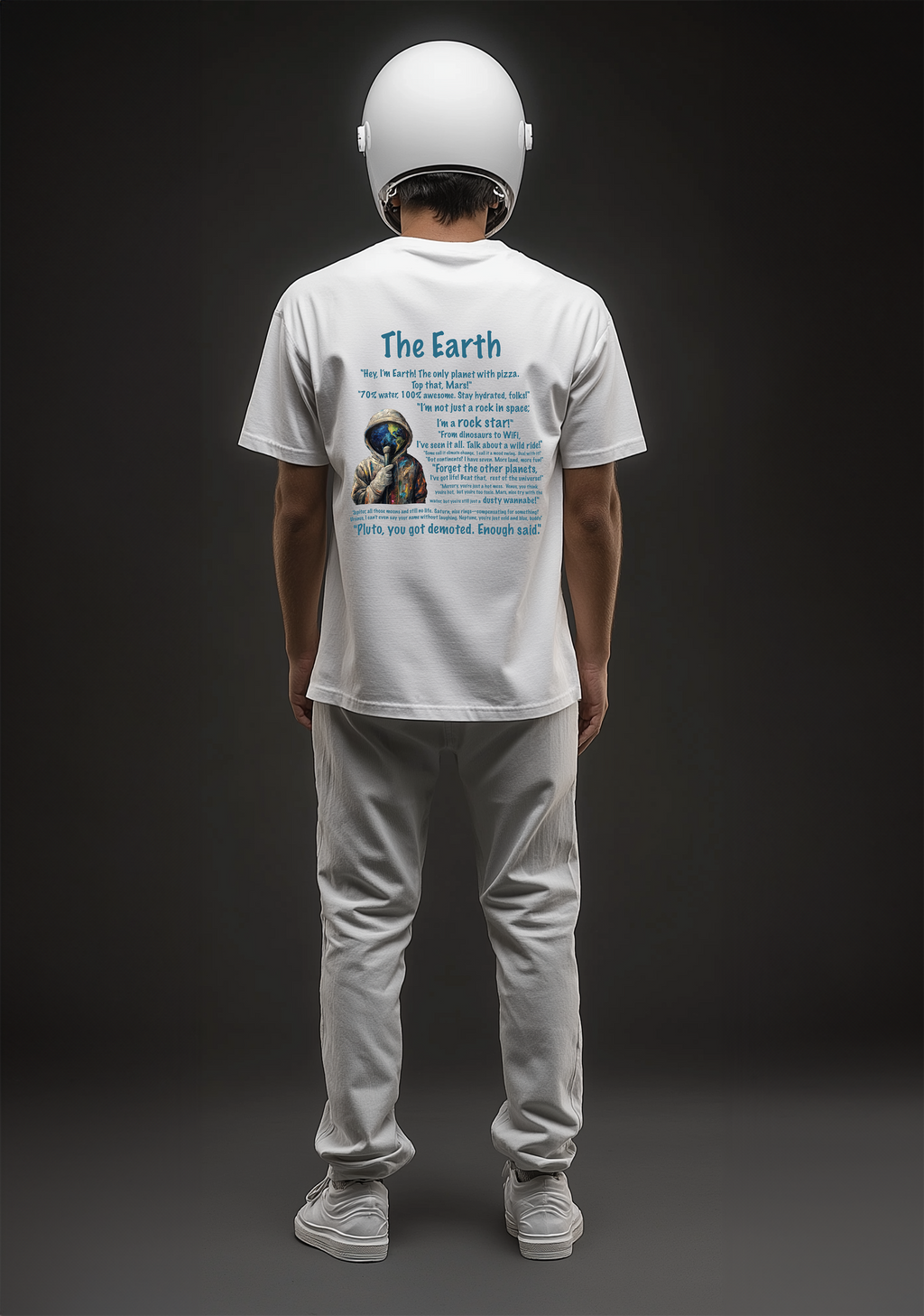 The Earth  - Half Sleeves Men's Tshirt