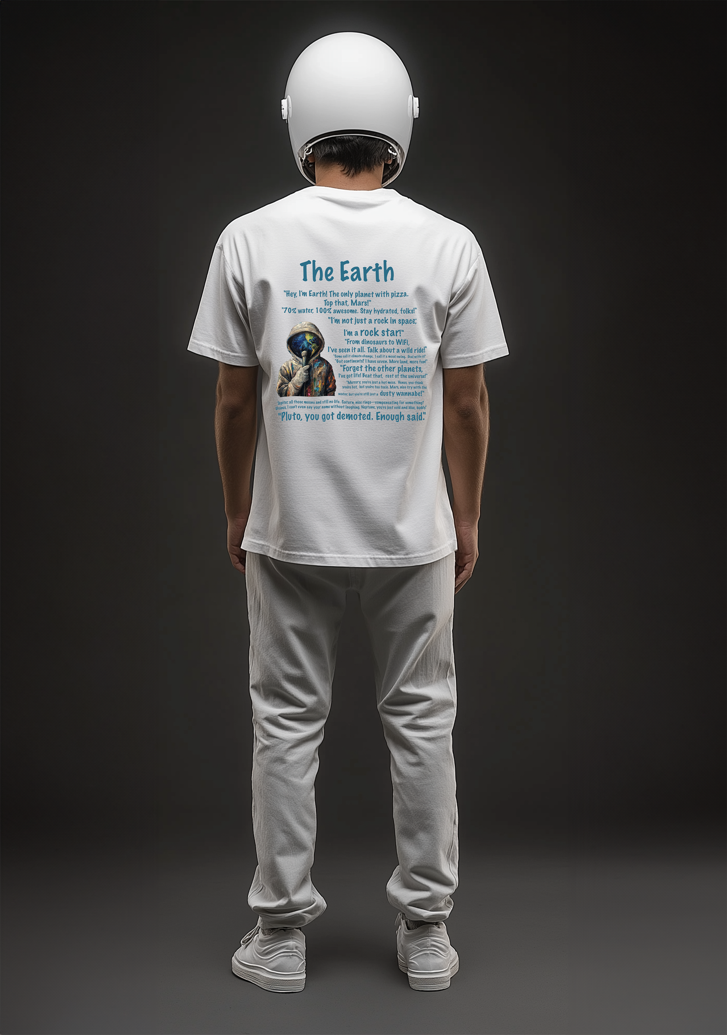 The Earth  - Half Sleeves Men's Tshirt