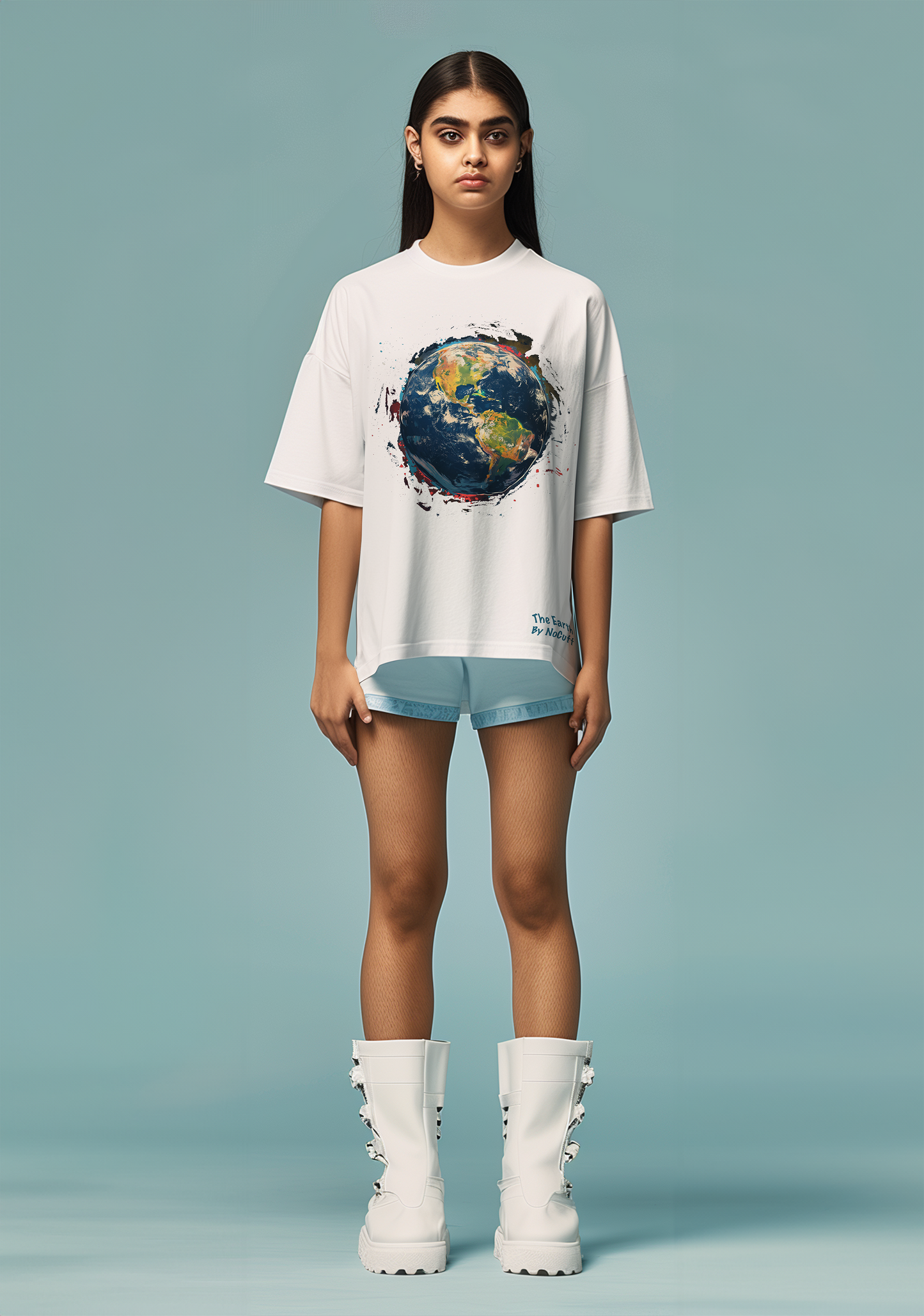 The Earth - Oversized women's Tshirt