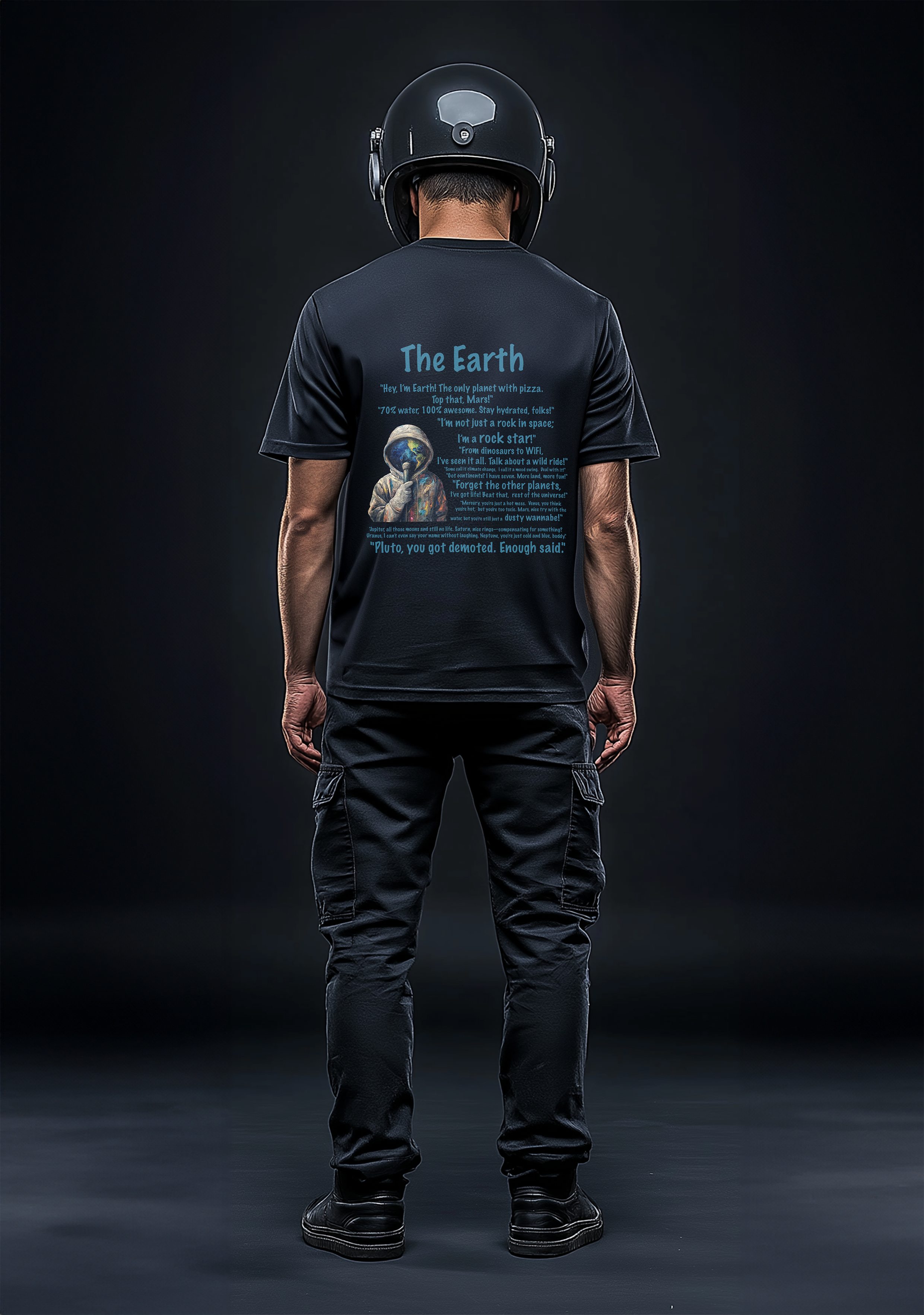 The Earth  - Half Sleeves Men's Tshirt