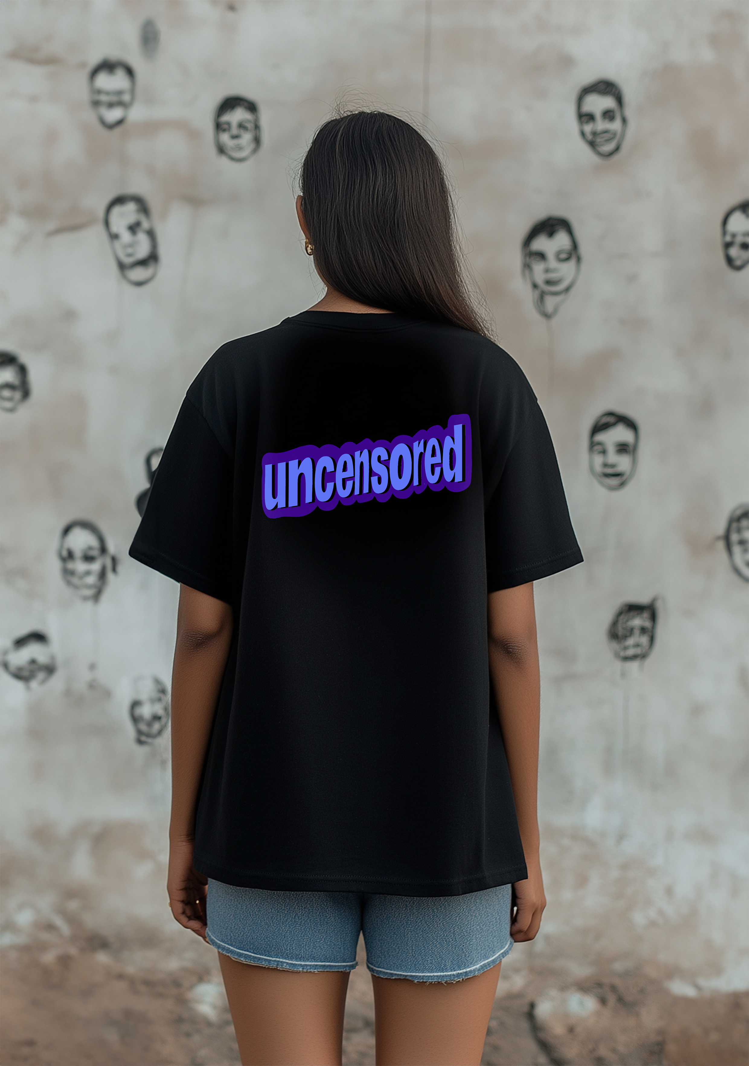 The Faceless Women  - Oversized women's Tshirt