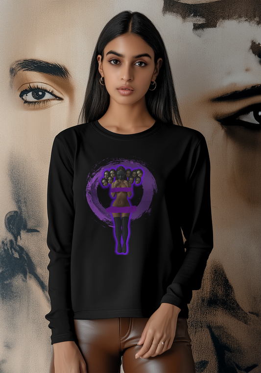 The Faceless women  - Full Sleeves women's Tshirt