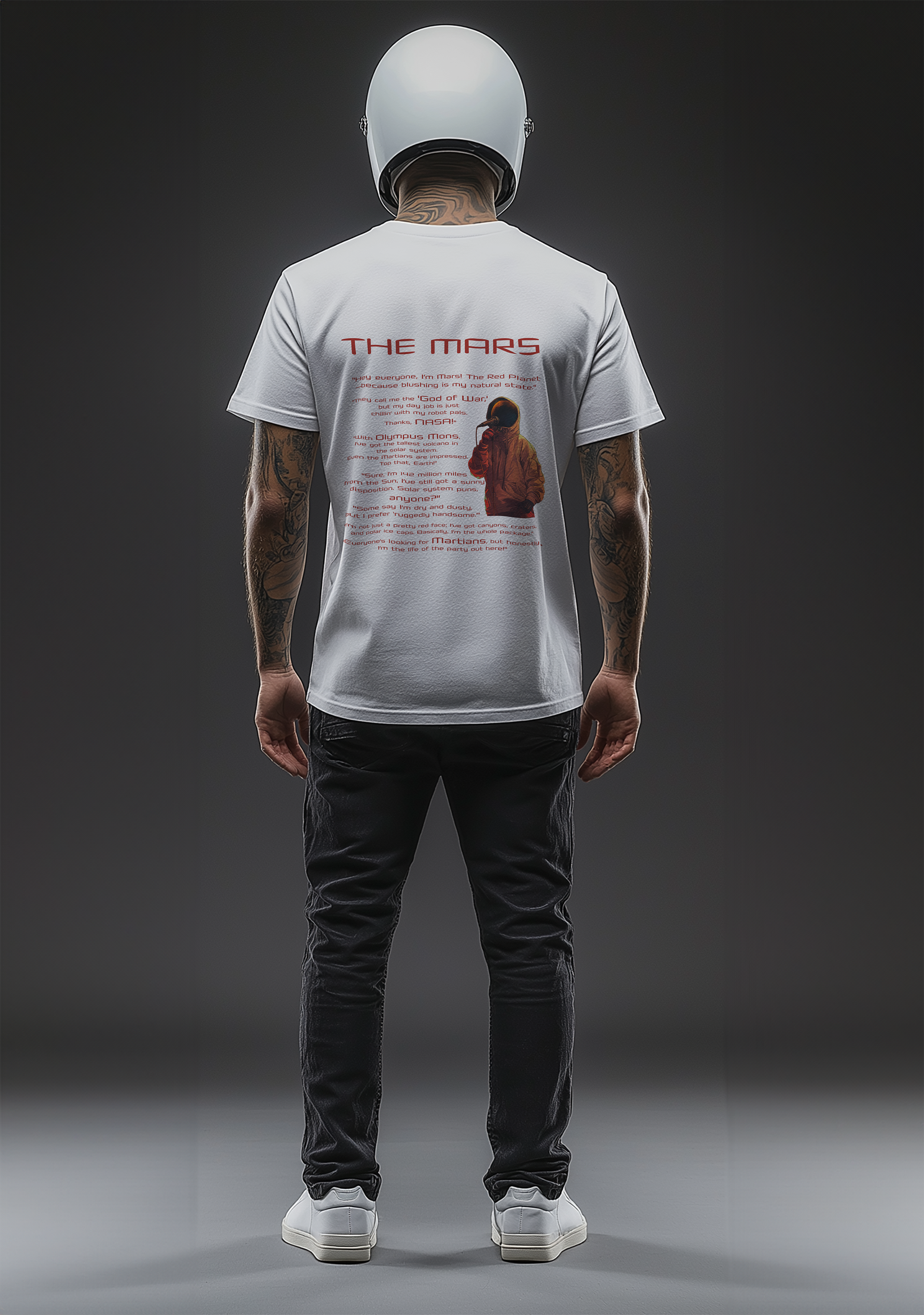 The Mars  - Half Sleeves Men's Tshirt