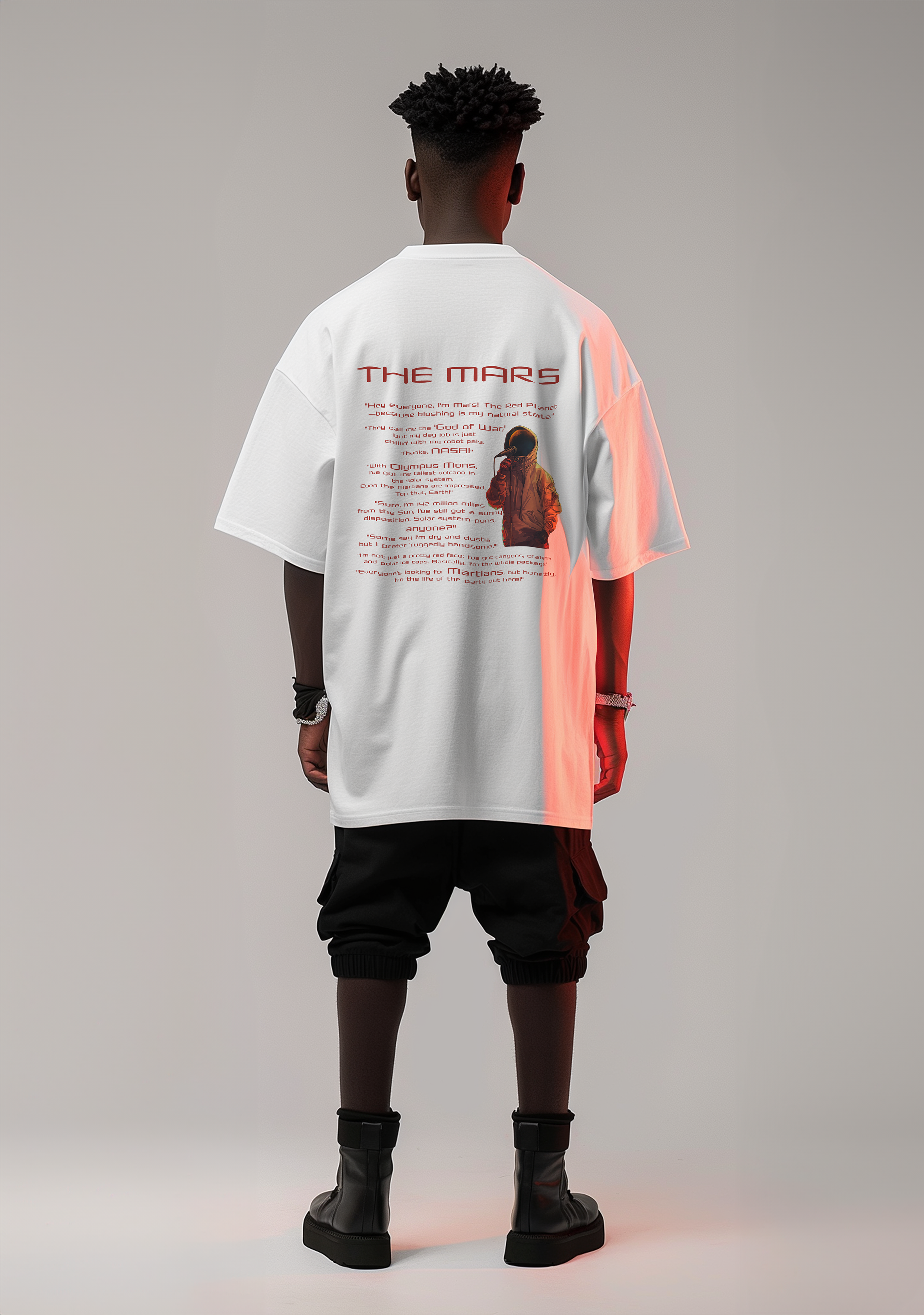 The Mars  - Oversized Men's Tshirt