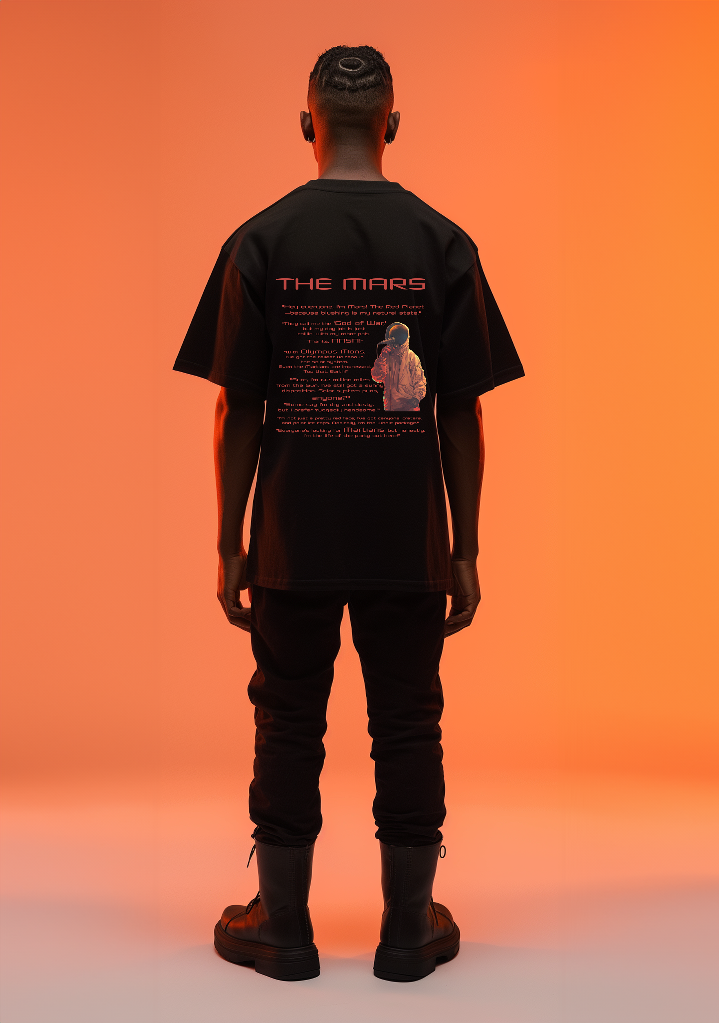The Mars  - Oversized Men's Tshirt