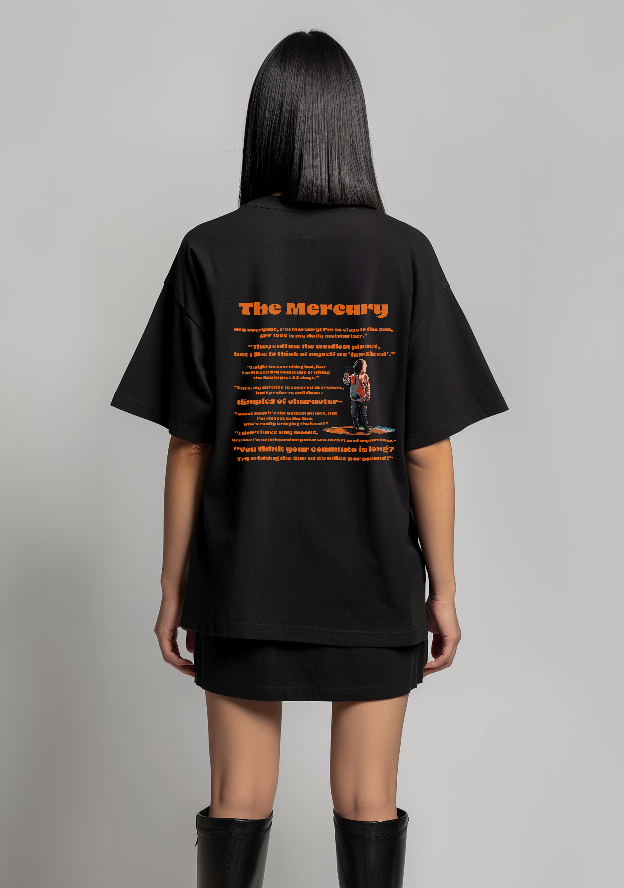 The Mercury - Oversized women's Tshirt