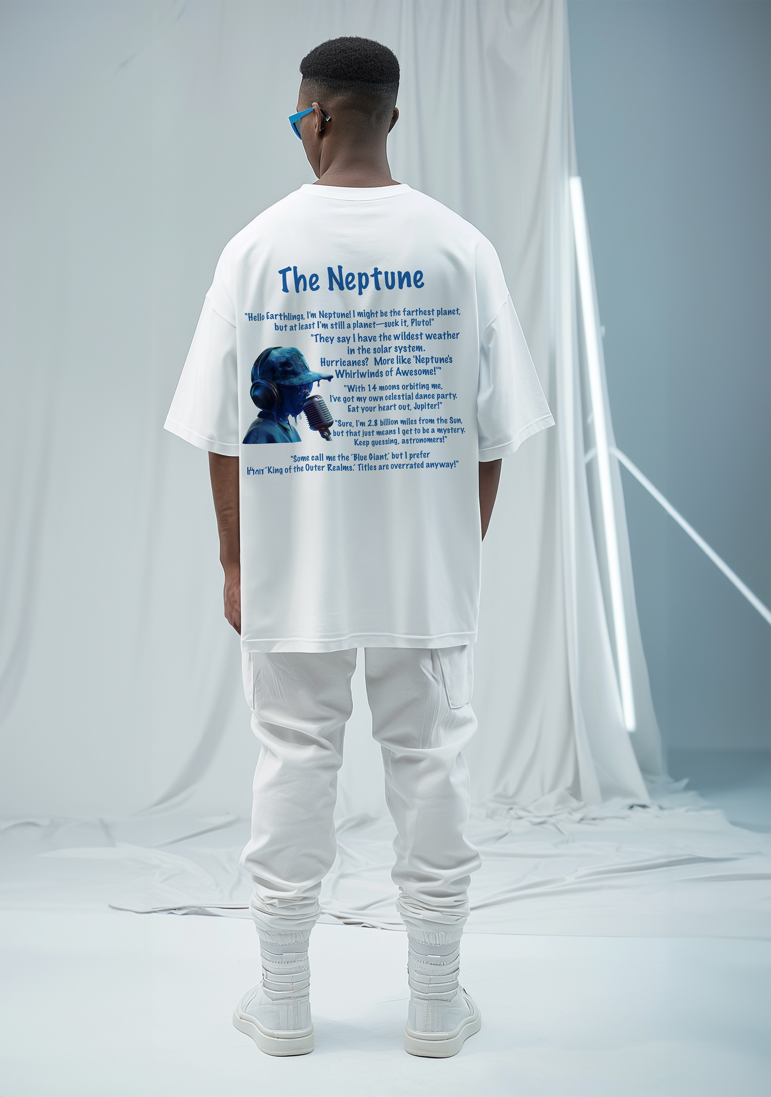 The Neptune  - Oversized Men's Tshirt
