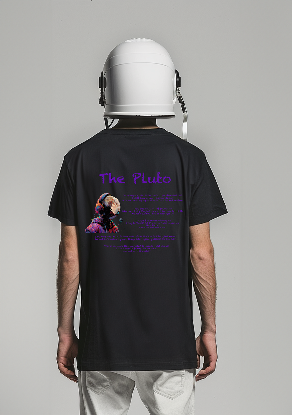 The Pluto  - Half Sleeves Men's Tshirt