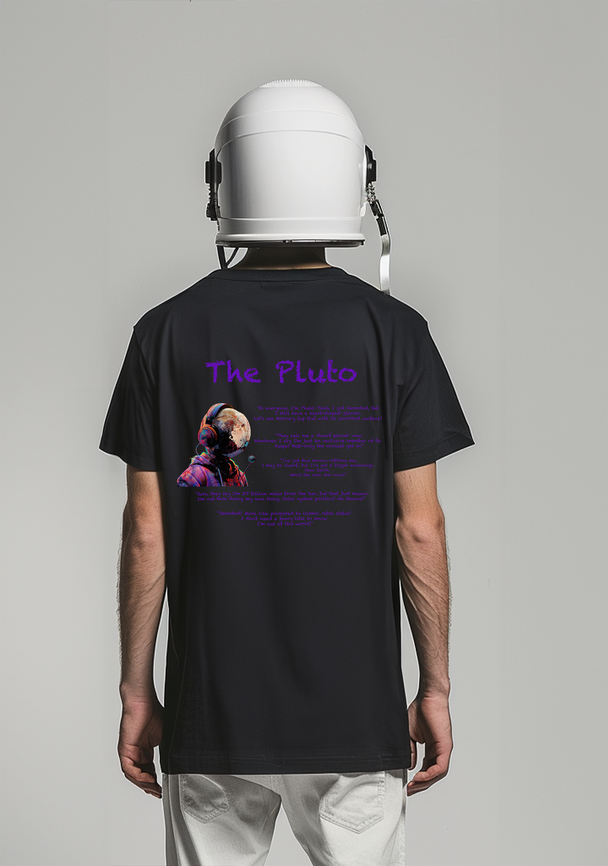 The Pluto  - Half Sleeves Men's Tshirt