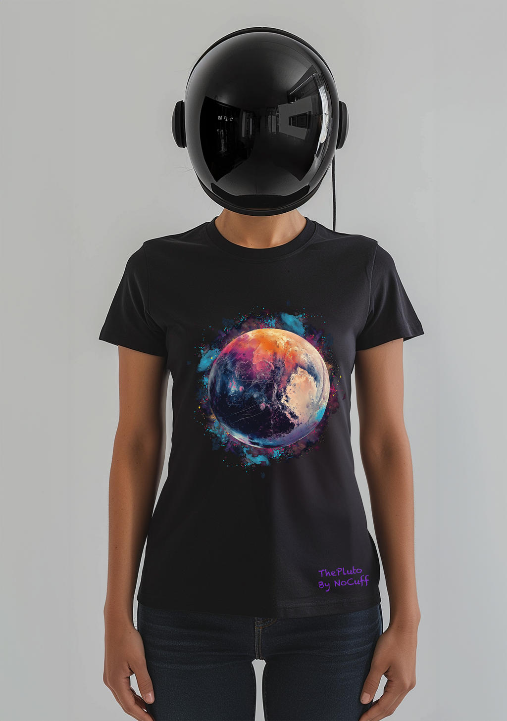 The Pluto - Half Sleeves Women's Tshirt