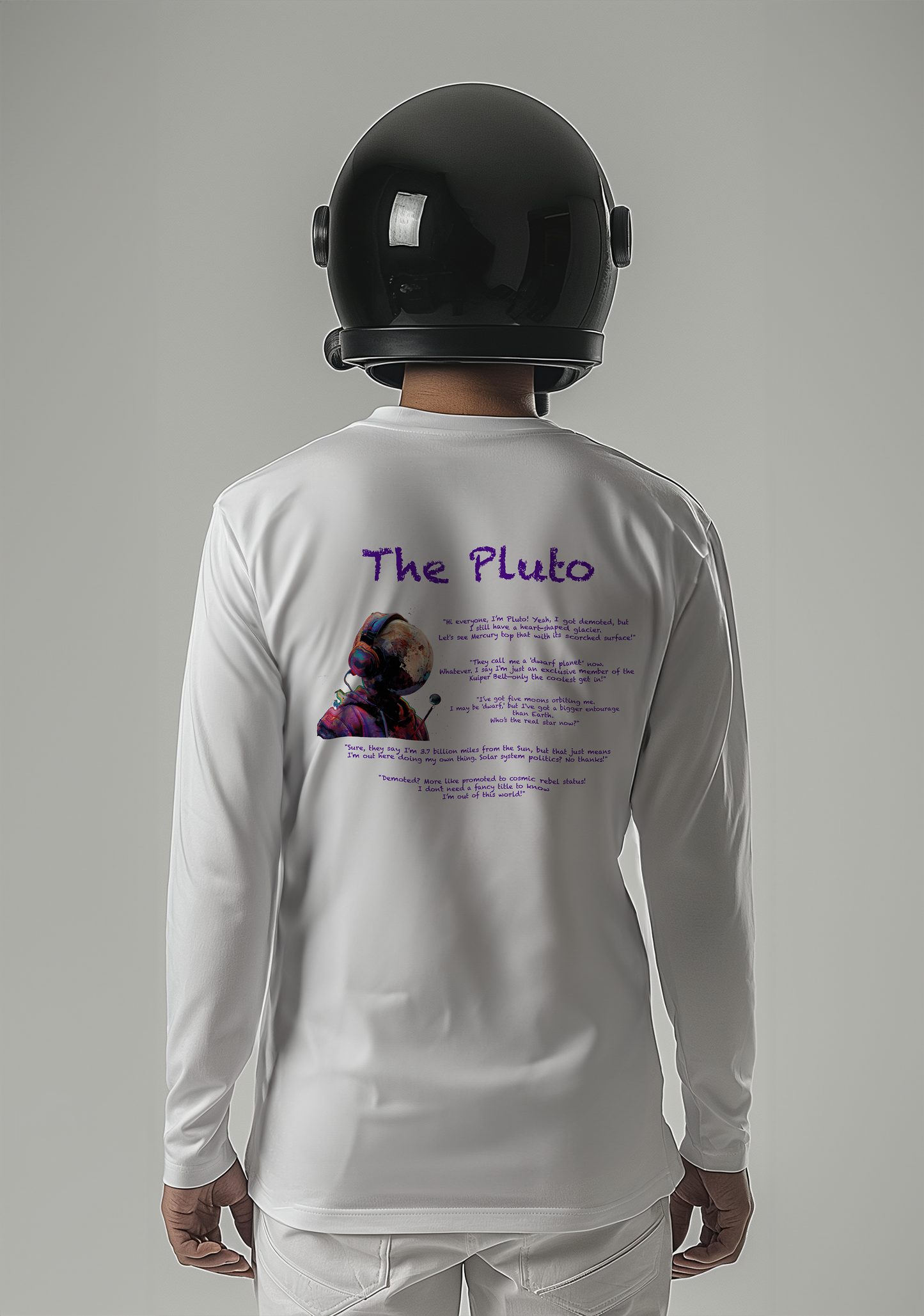 The Pluto  - Full Sleeves Men's Tshirt