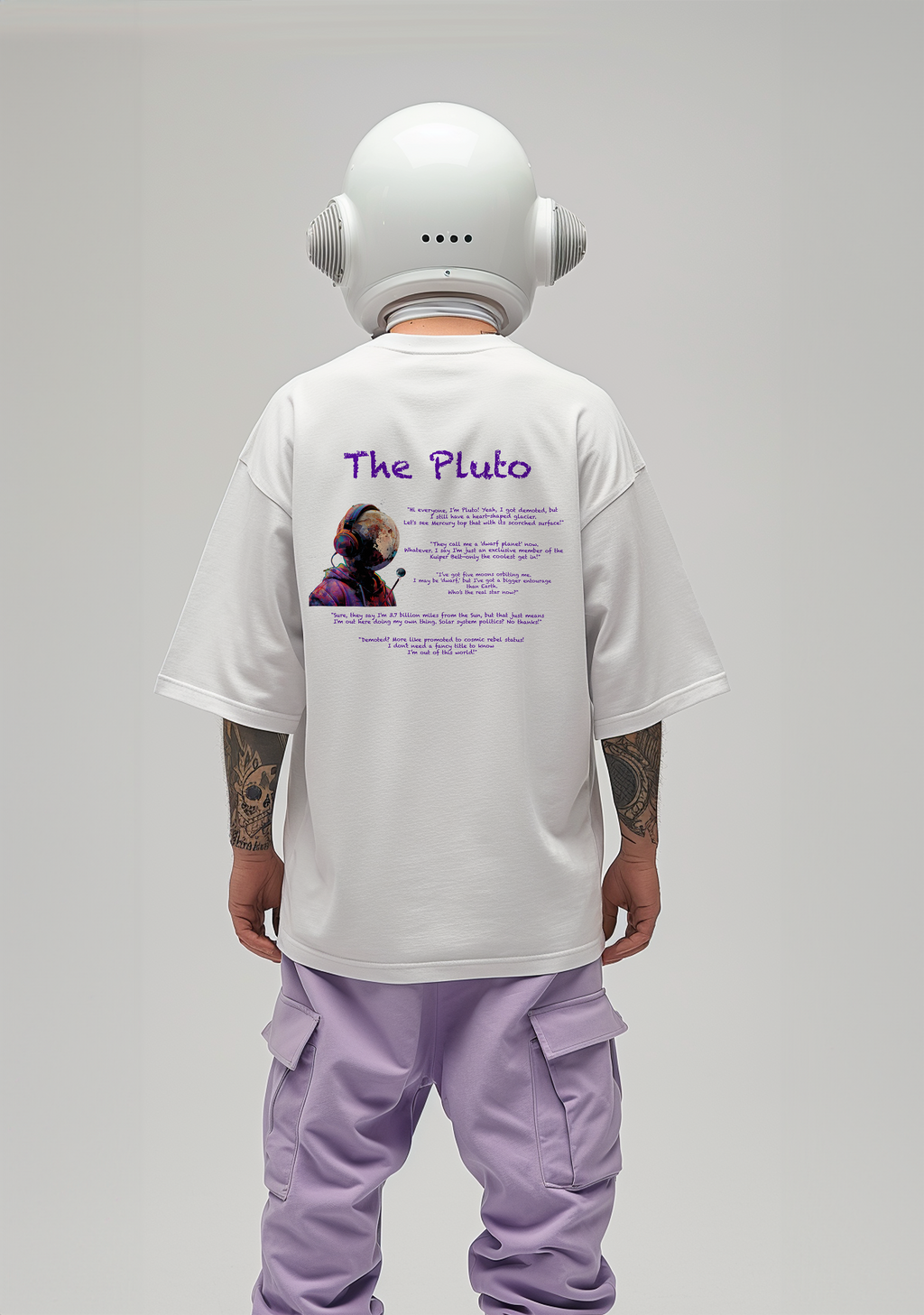 The Pluto  - Oversized Men's Tshirt