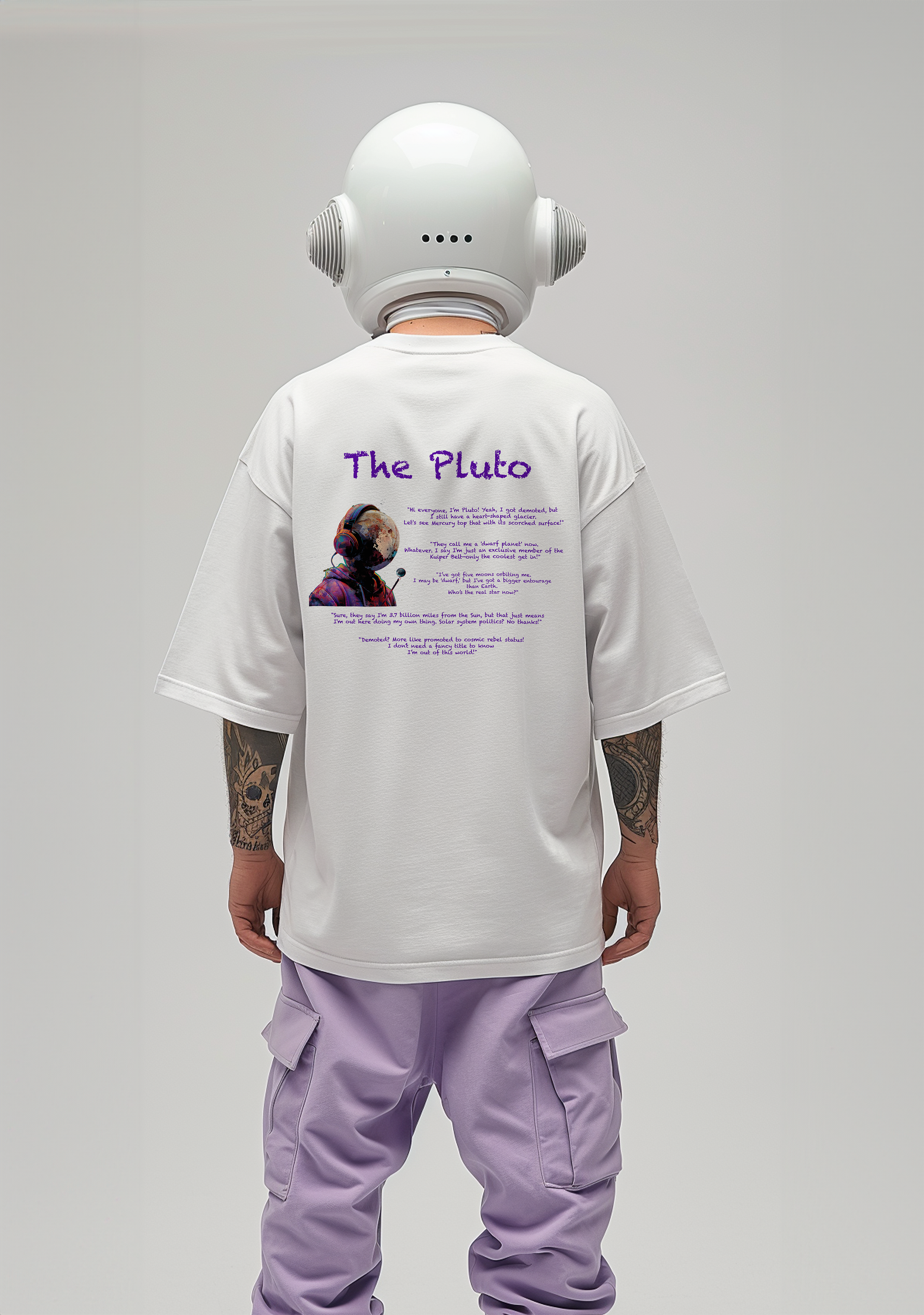 The Pluto  - Oversized Men's Tshirt