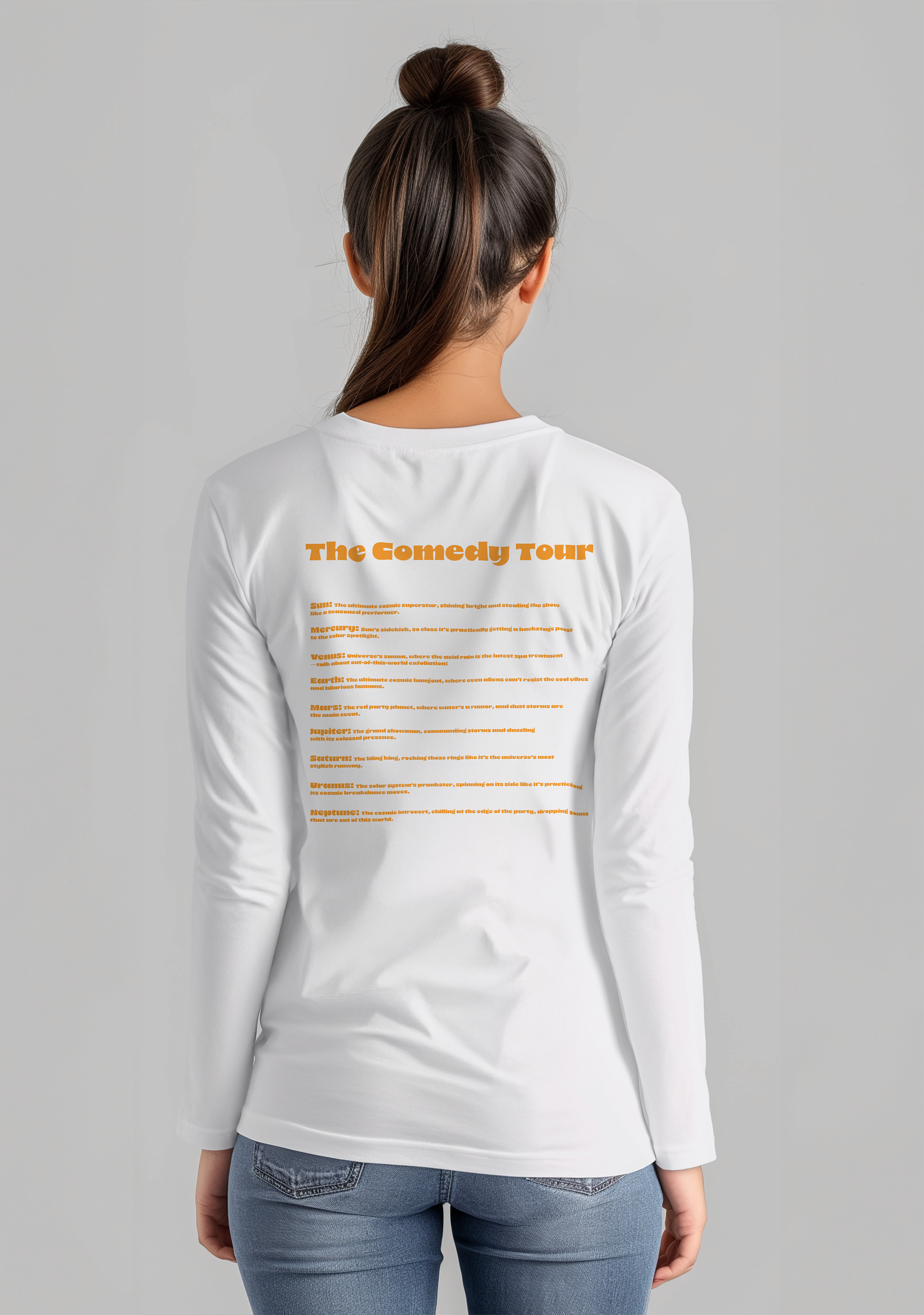 The Solar system Stand Up Show  - Full Sleeves women's Tshirt