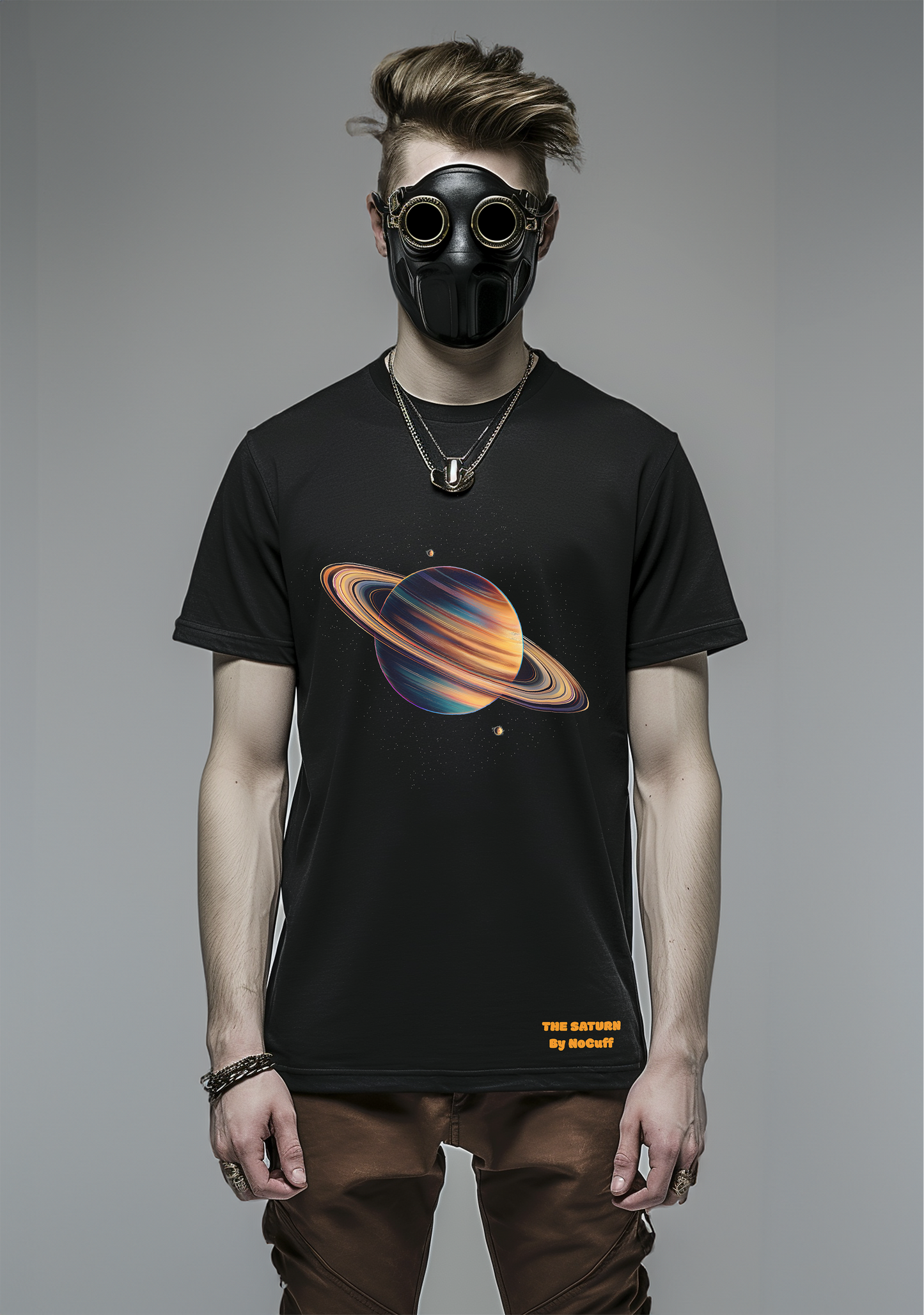 The Saturn  - Half Sleeves Men's Tshirt