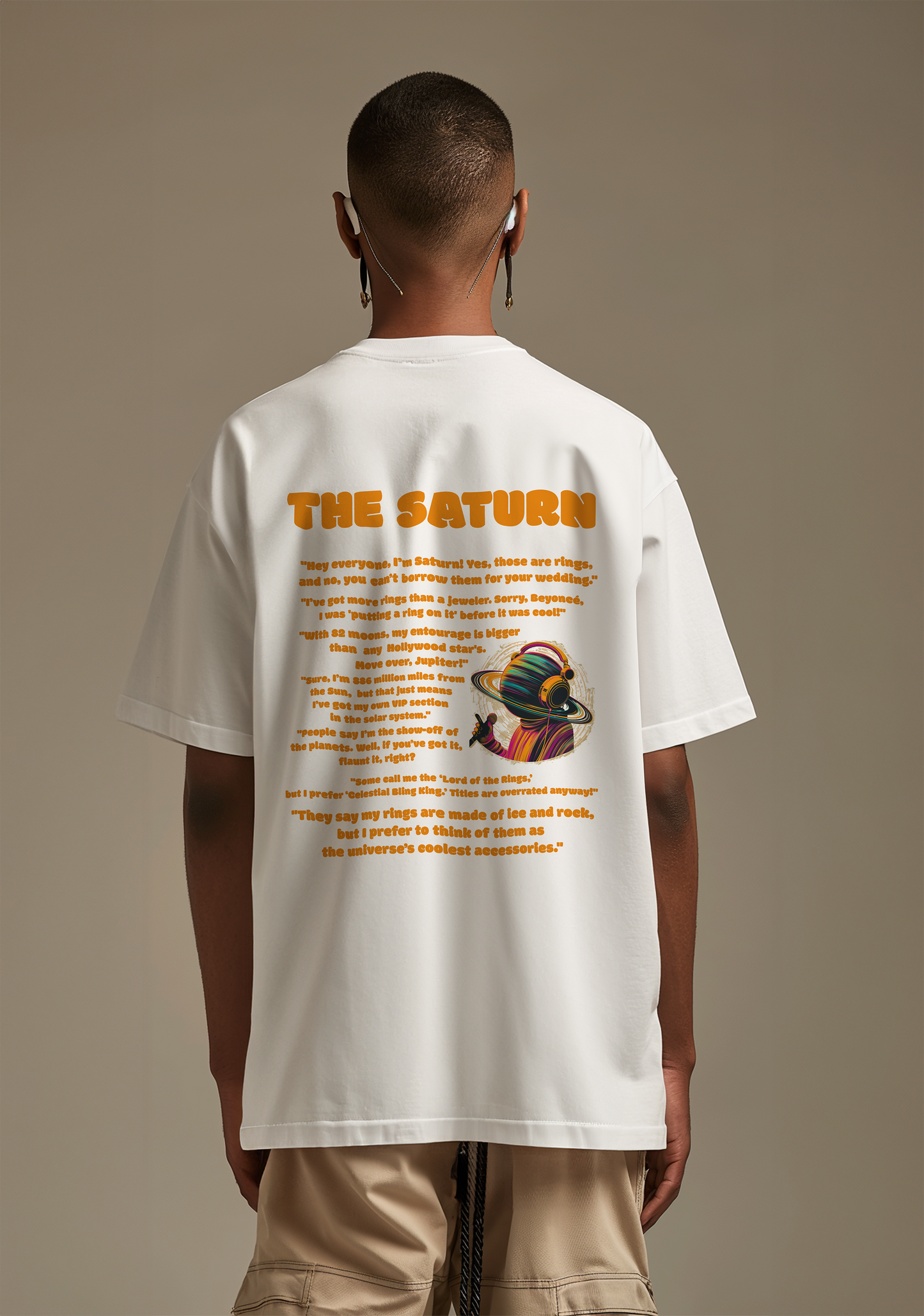 The Saturn  - Oversized Men's Tshirt