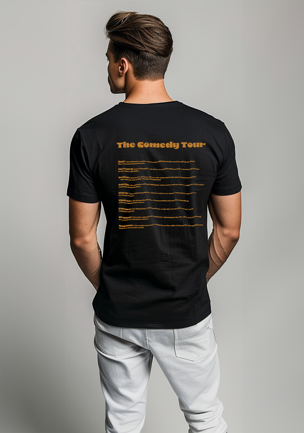 The Solar system Stand Up Show  - Half Sleeves Men's Tshirt