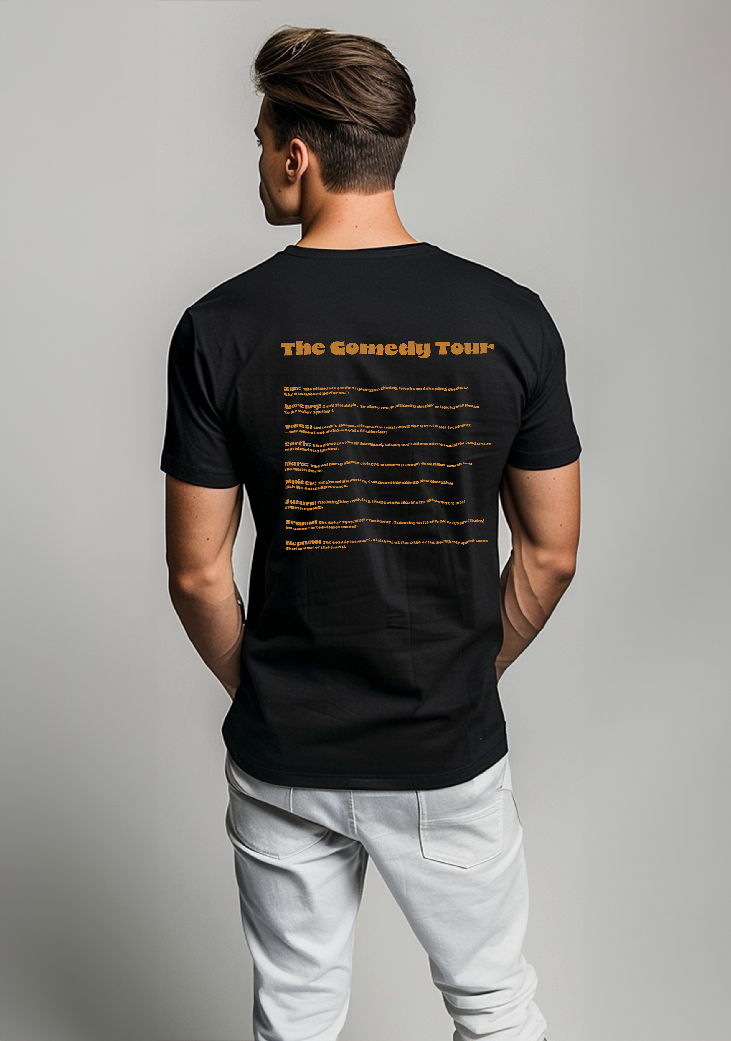 The Solar system Stand Up Show  - Half Sleeves Men's Tshirt