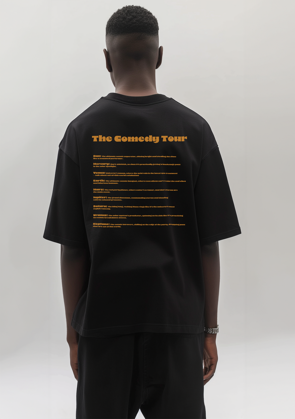 The Solar system Stand Up Show  - Oversized Men's Tshirt