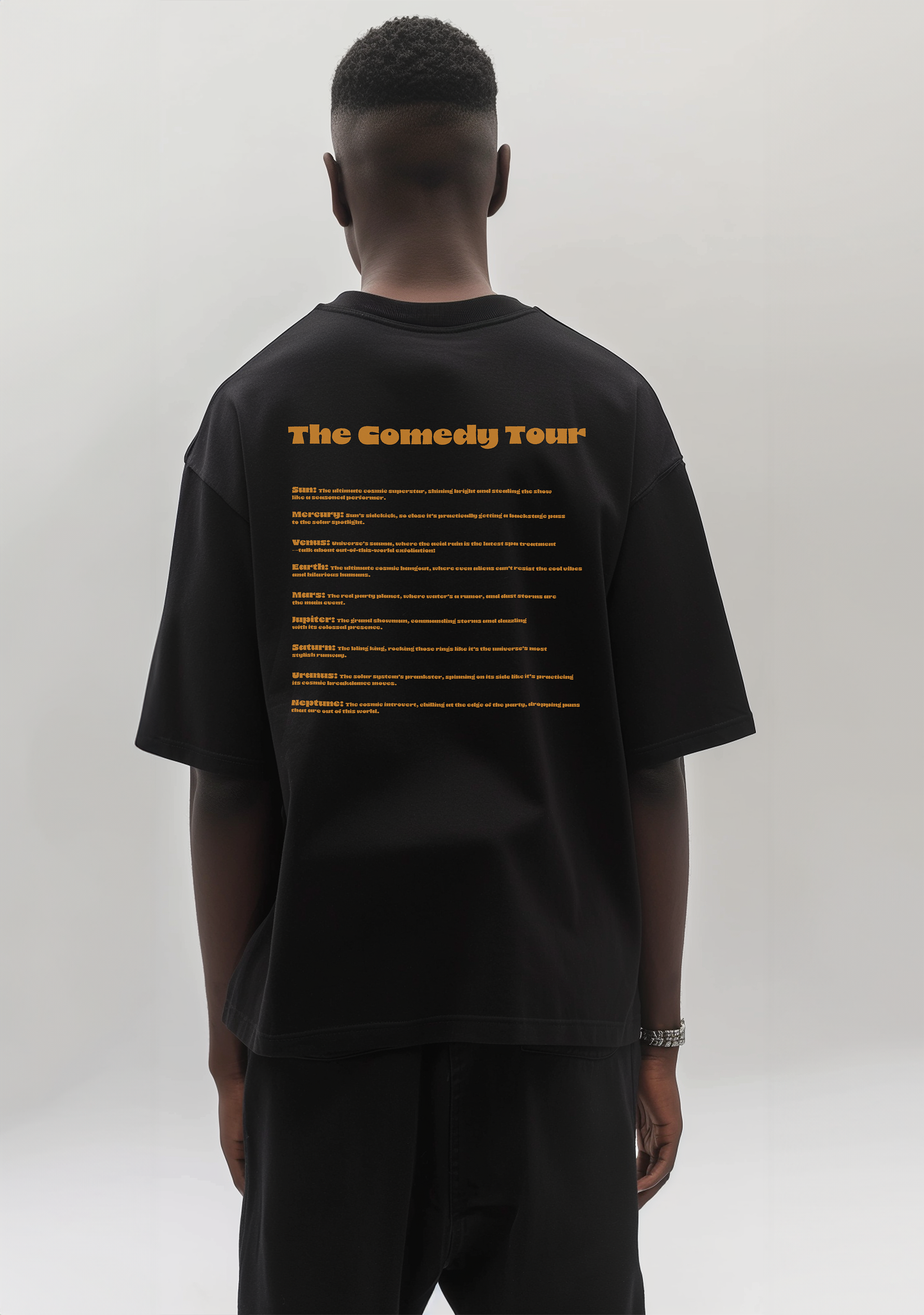 The Solar system Stand Up Show  - Oversized Men's Tshirt