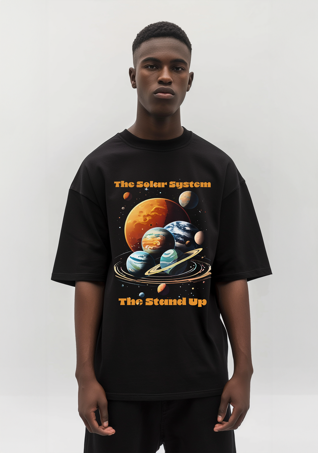 The Solar system Stand Up Show  - Oversized Men's Tshirt